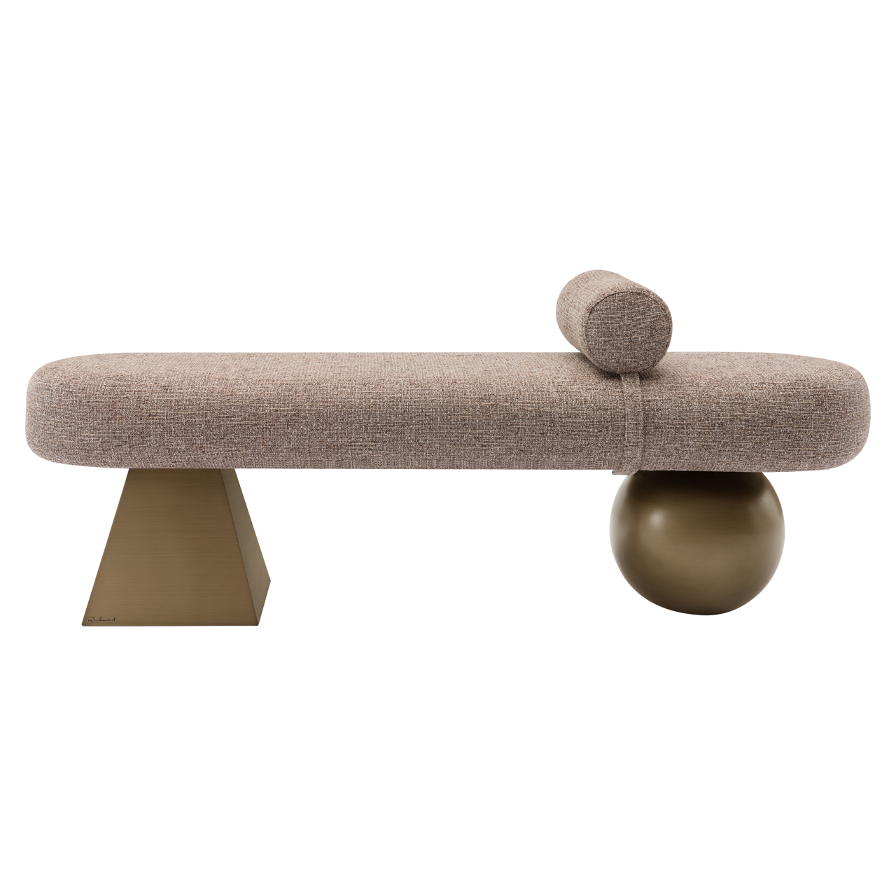 Eetkamerbank Geneva 148cm Bruin - Afbeelding 2