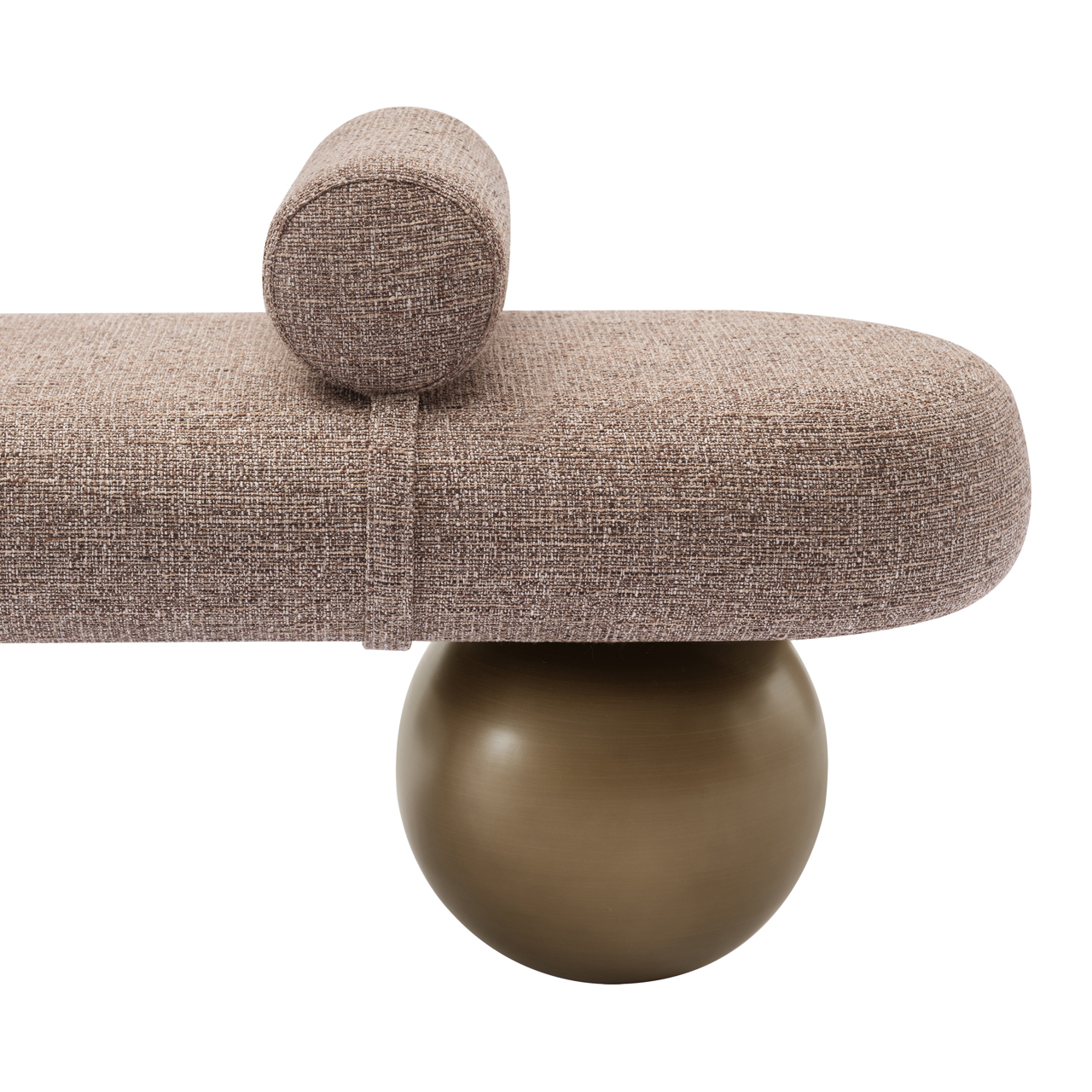 Eetkamerbank Geneva 148cm Bruin - Afbeelding 5