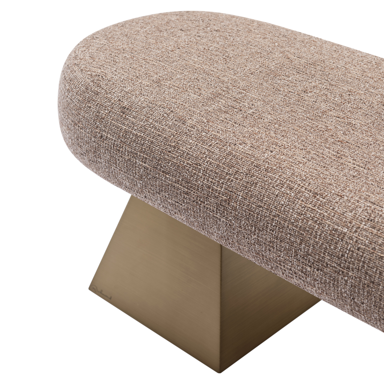 Eetkamerbank Geneva 148cm Bruin - Afbeelding 6