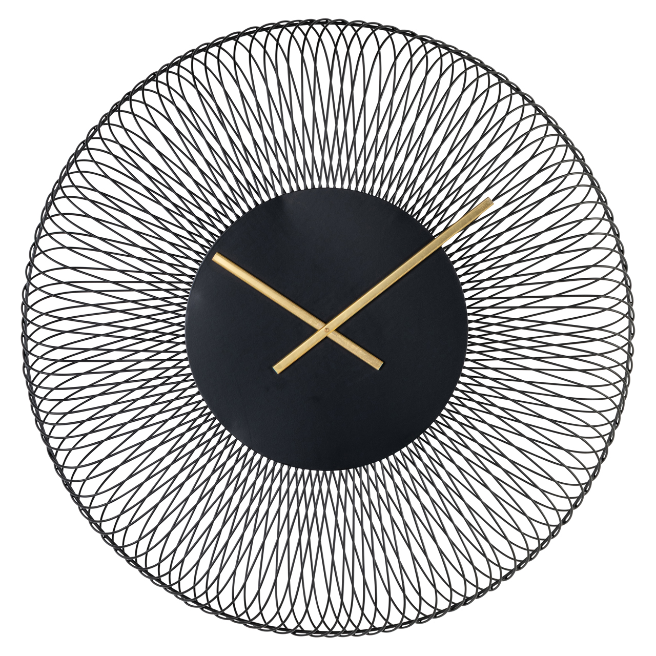 Wandklok Blunt - zwart