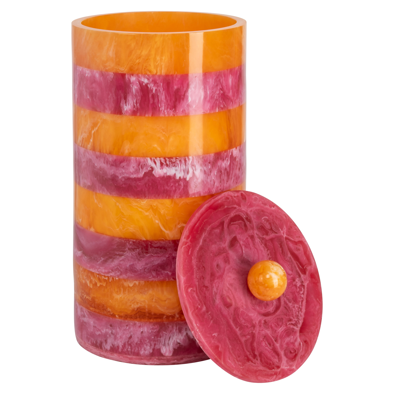Opbergdoos Lilybelle roze/oranje large - Afbeelding 2