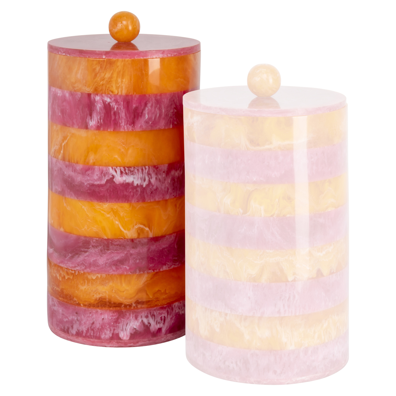 Opbergdoos Lilybelle roze/oranje large - Afbeelding 3