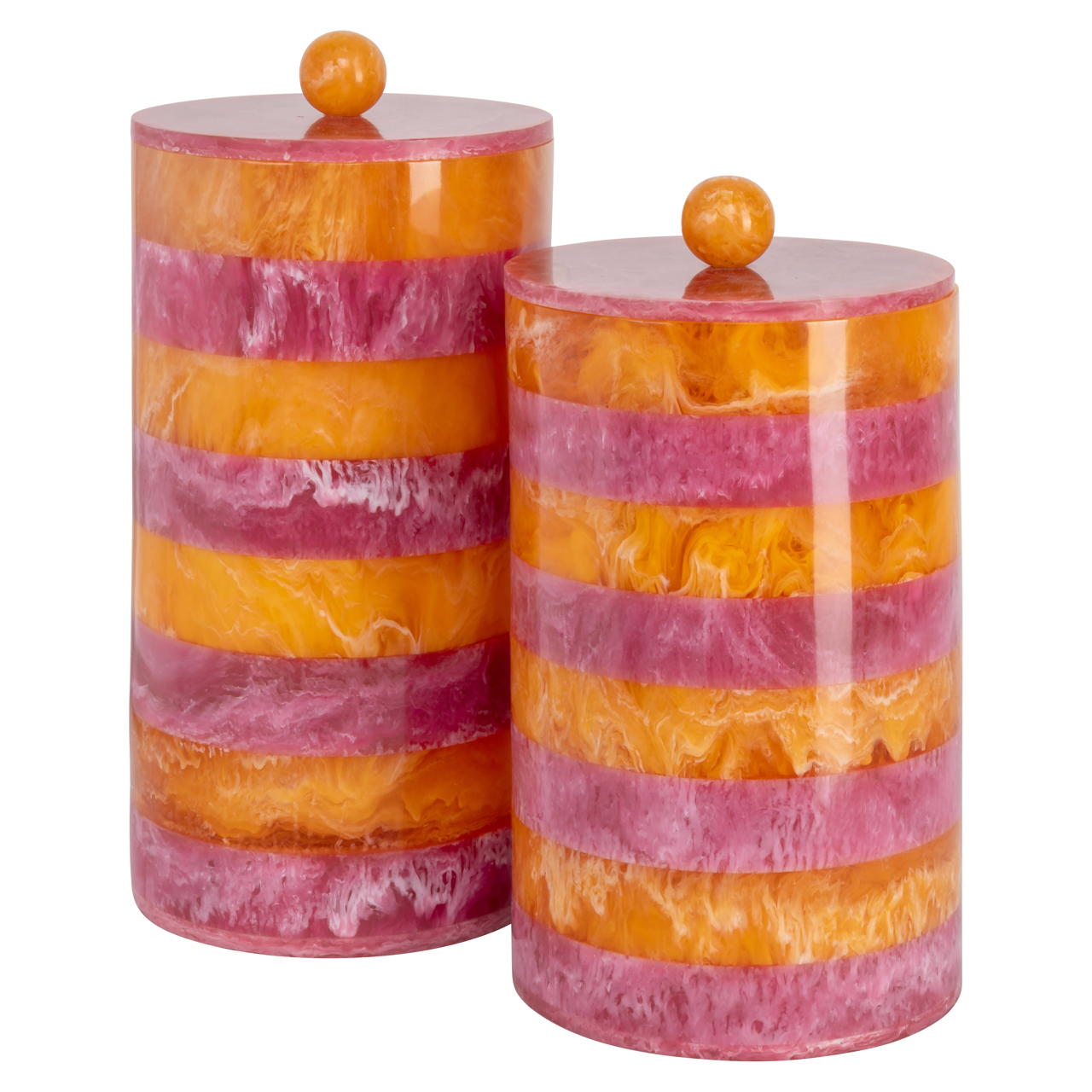 Opbergdoos Lilybelle roze/oranje large - Afbeelding 4