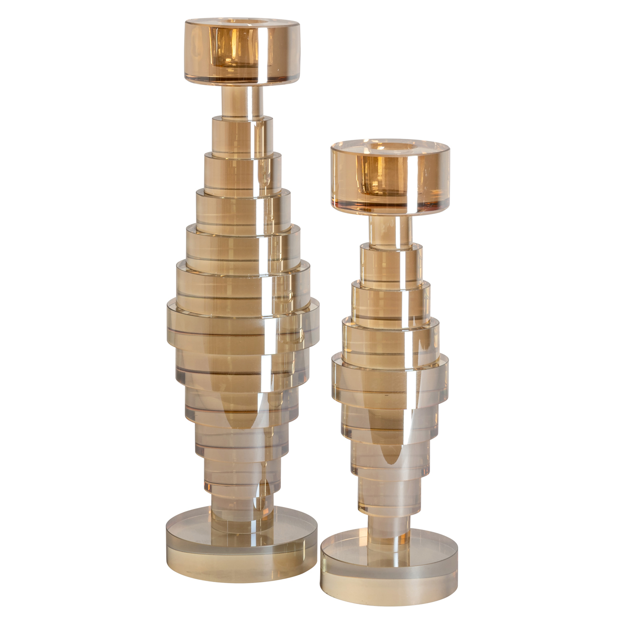 Kandelaar Bryn Champagne 28cm - Afbeelding 3