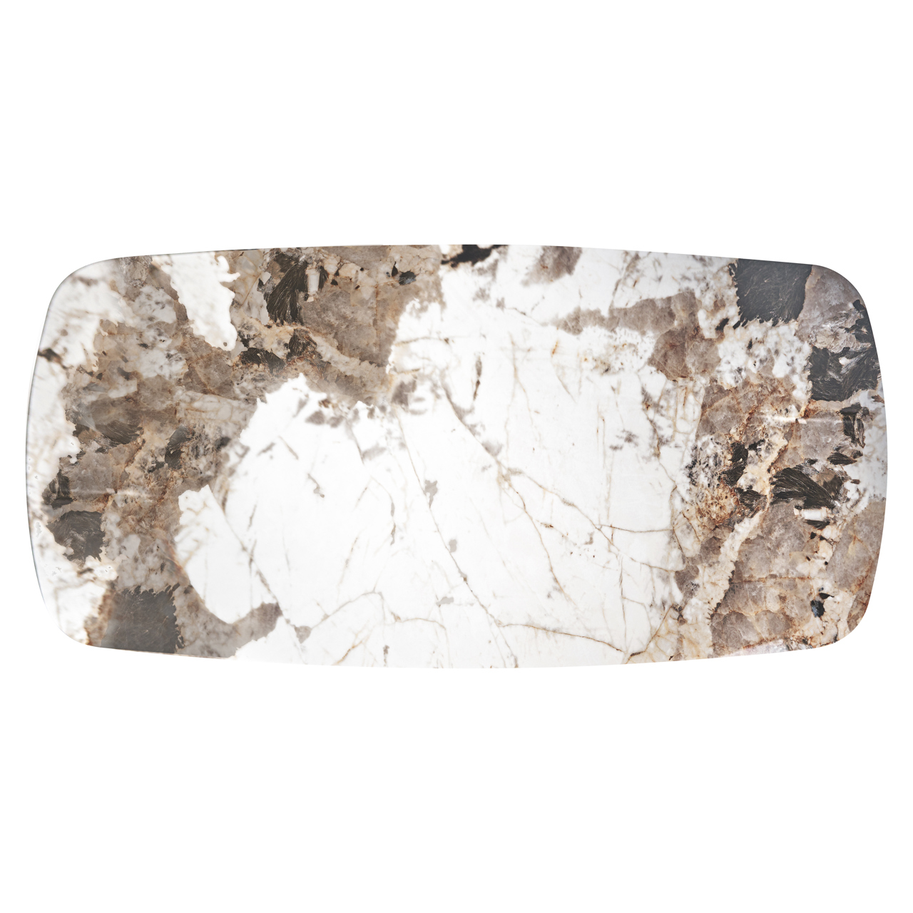 Deens Ovale Eettafel Langford Keramiek - Bruin 200cm - Afbeelding 4
