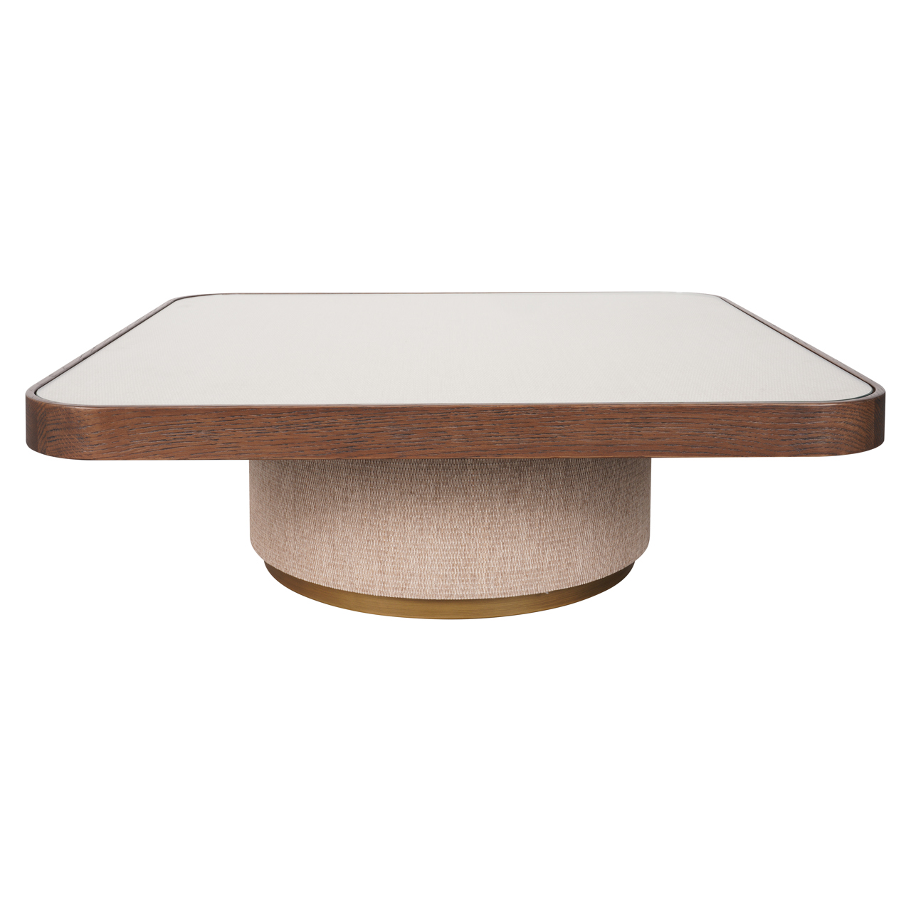 Salontafel Willox Linnen en eiken Set van 2 stuks - Afbeelding 2