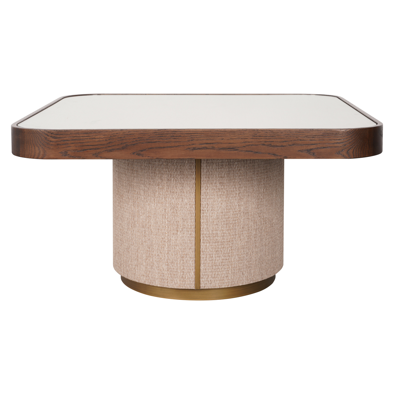 Salontafel Willox Linnen en eiken Set van 2 stuks - Afbeelding 4
