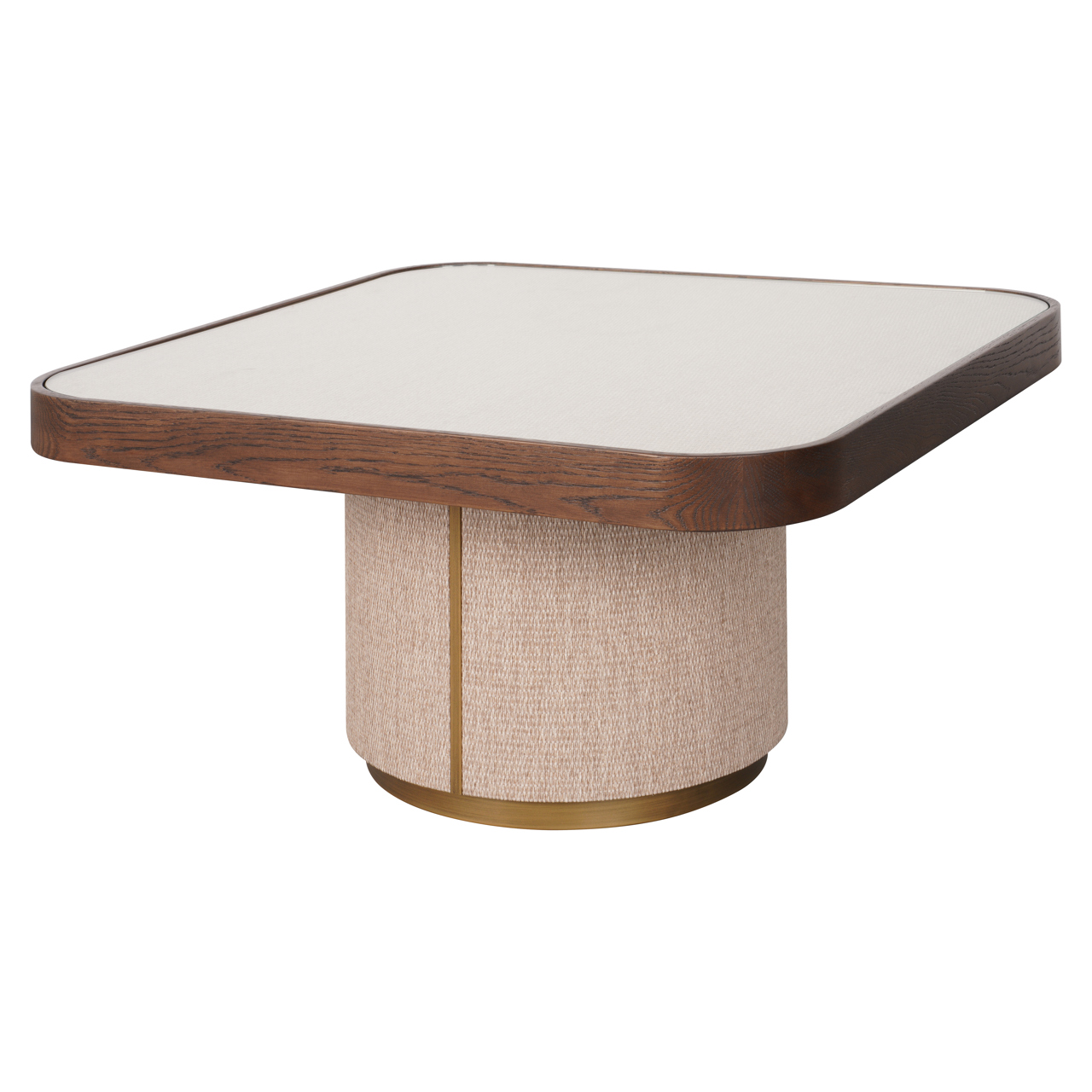 Salontafel Willox Linnen en eiken Set van 2 stuks - Afbeelding 3