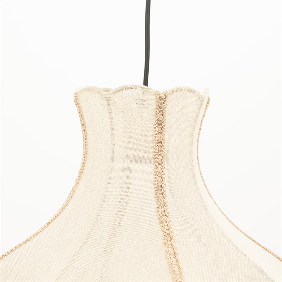 Hanglamp Fringaloo Katoen en jute - Afbeelding 3