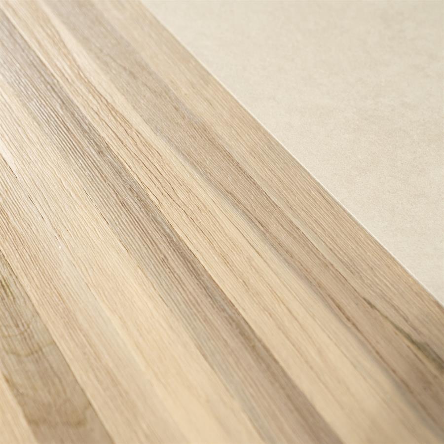 Organische Salontafel Diago Keramiek en teakhout, Set van 2 stuks - Afbeelding 8