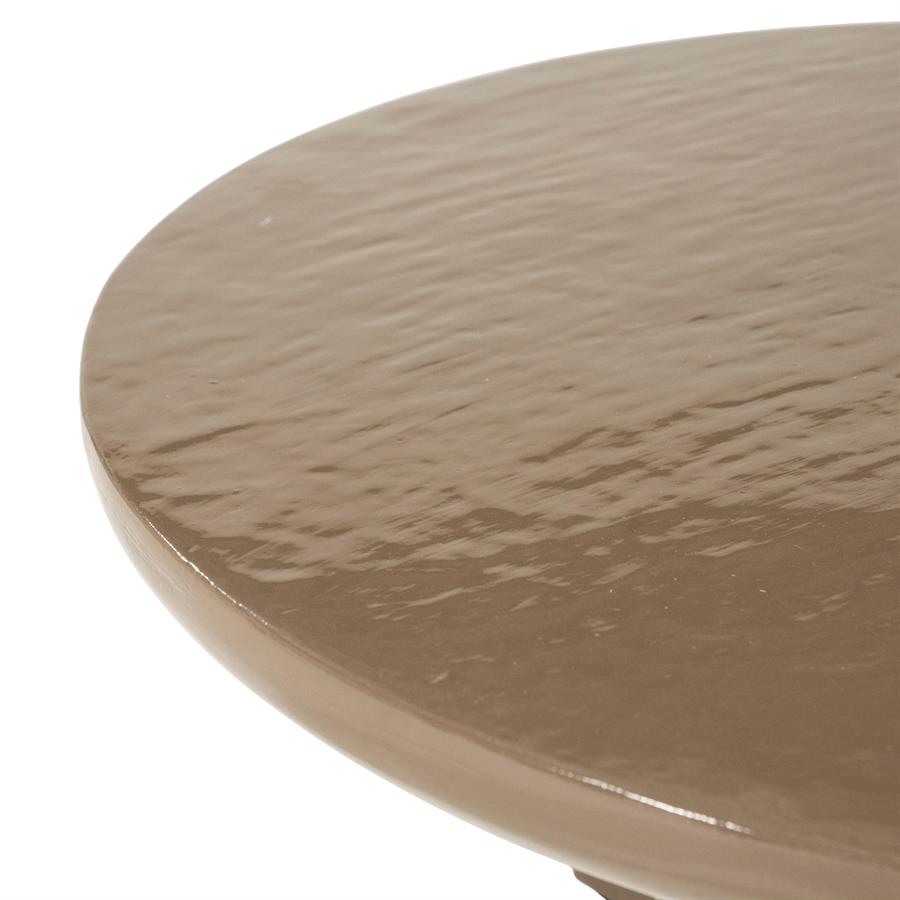 Ronde Salontafel Circolo 80cm, kleur Donkerbruin - Afbeelding 3