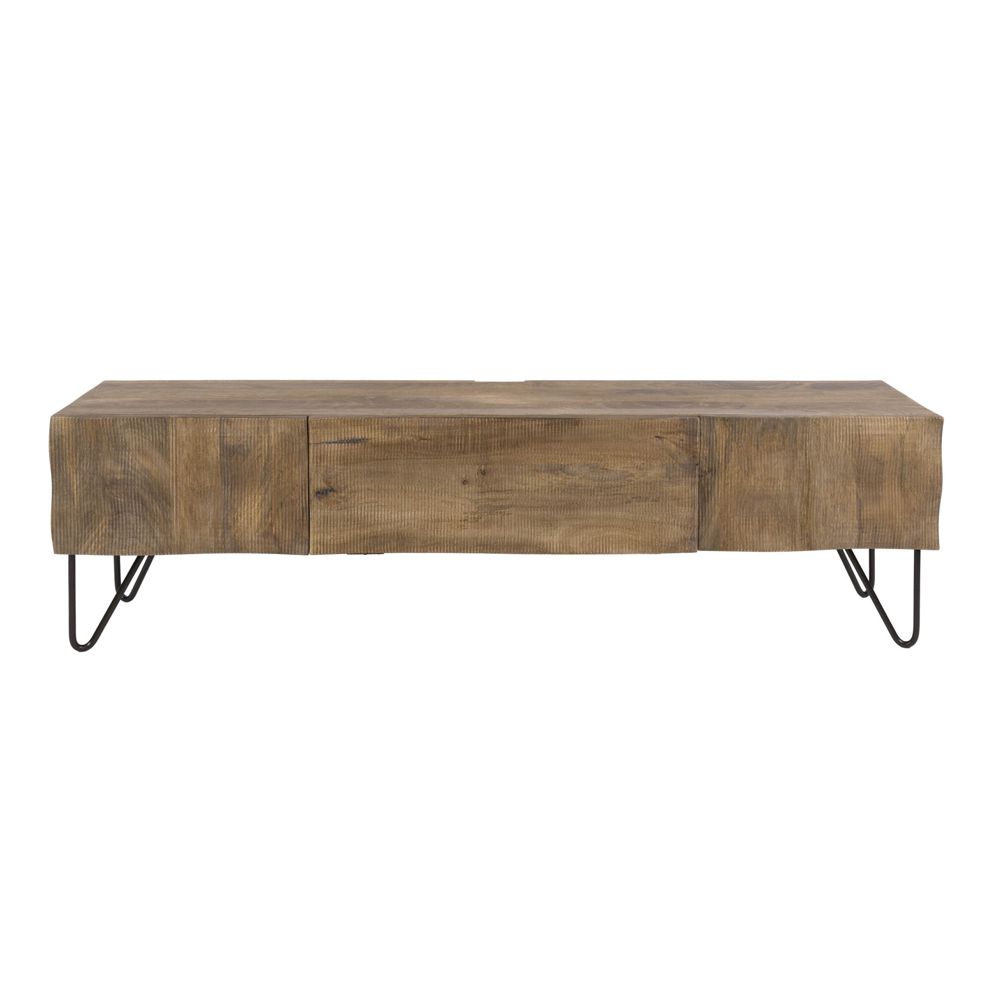 Zwevend TV-meubel Ocean Mangohout, 160cm - Afbeelding 6