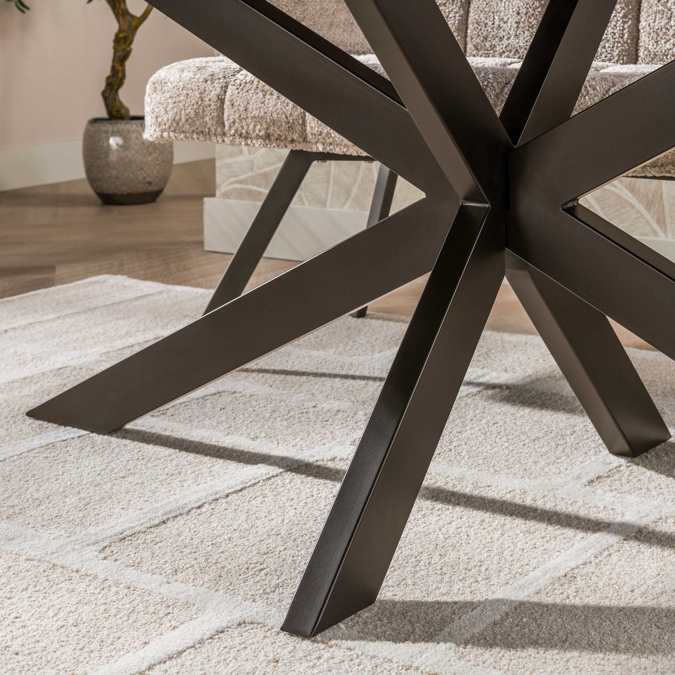 Eettafel Arhus Solid Deens ovaal, Acaciahout - Bruin - 215x90cm - Afbeelding 5