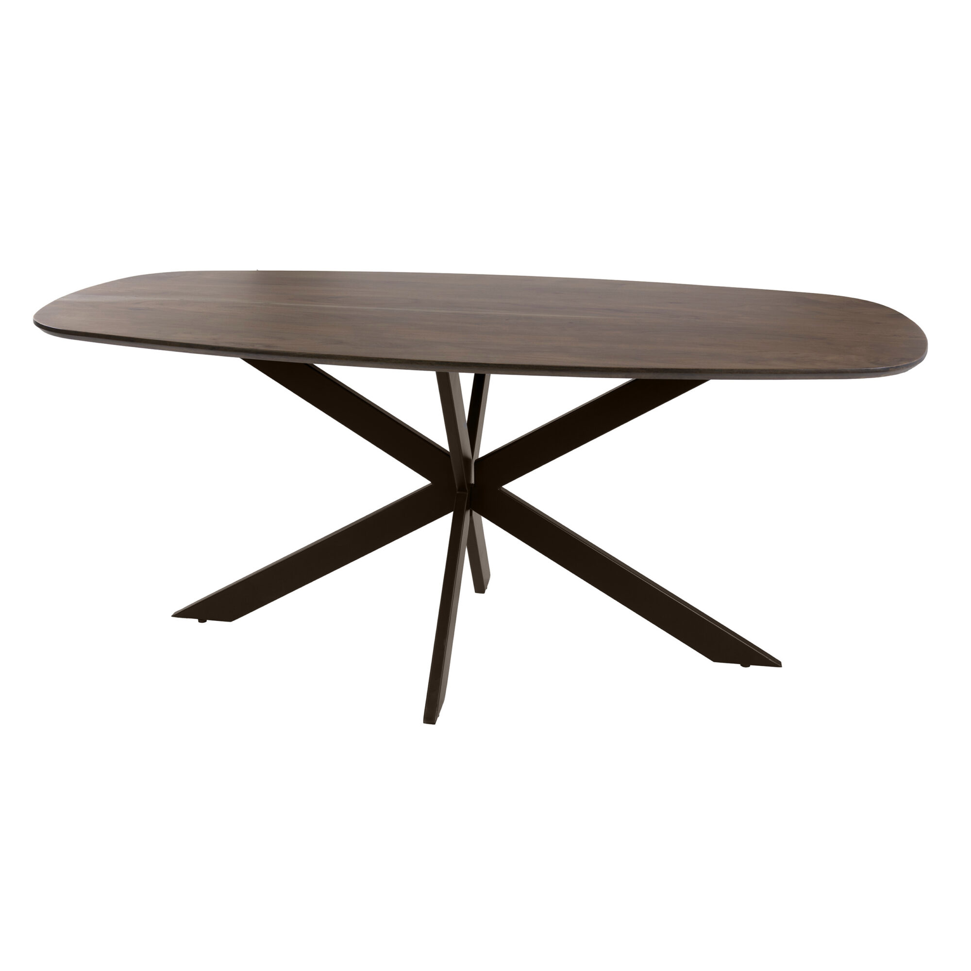 Eettafel Arhus Solid Deens ovaal, Acaciahout - Bruin - 215x90cm - Afbeelding 6