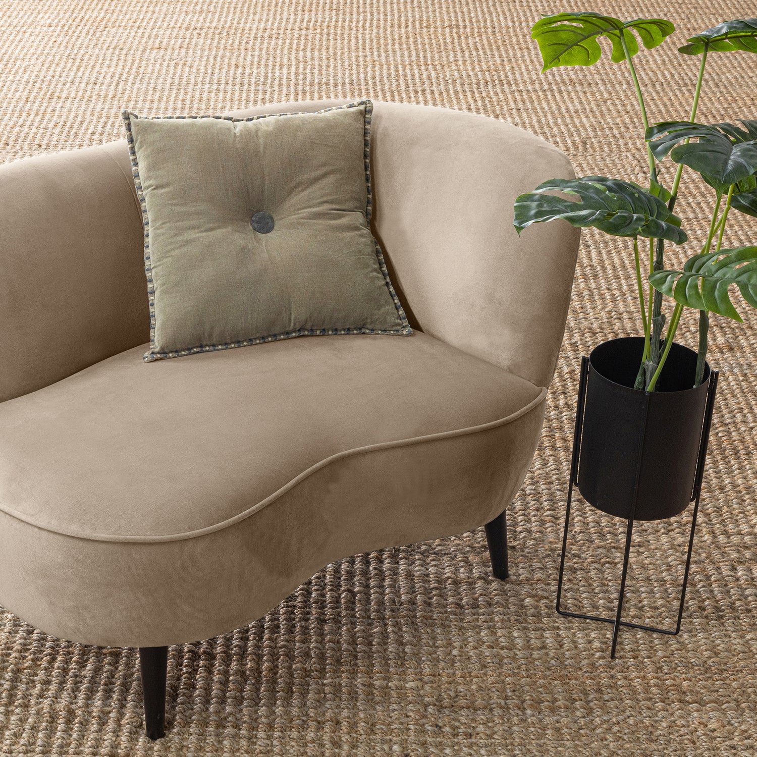 Fauteuil Sara - Velvet Khaki - Afbeelding 12