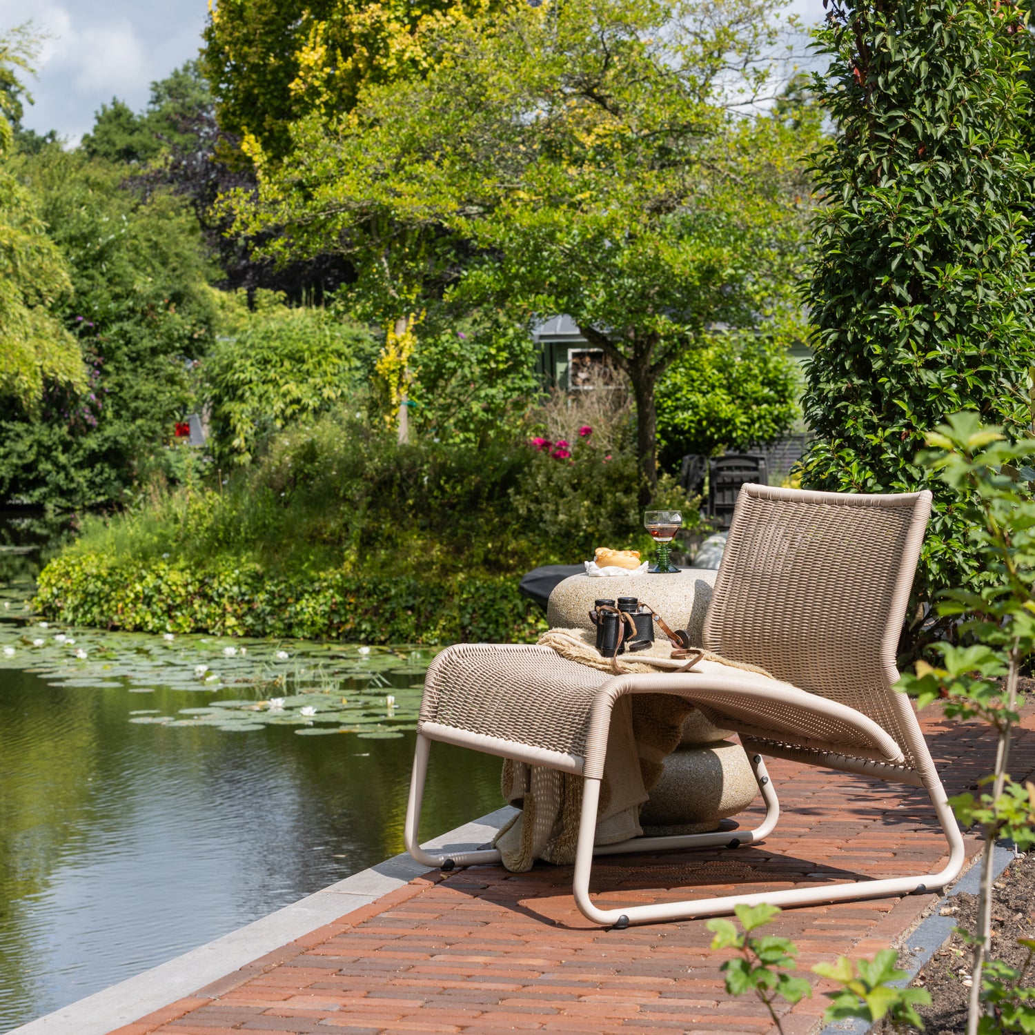 Tuin Loungestoel West - Zand - Afbeelding 2