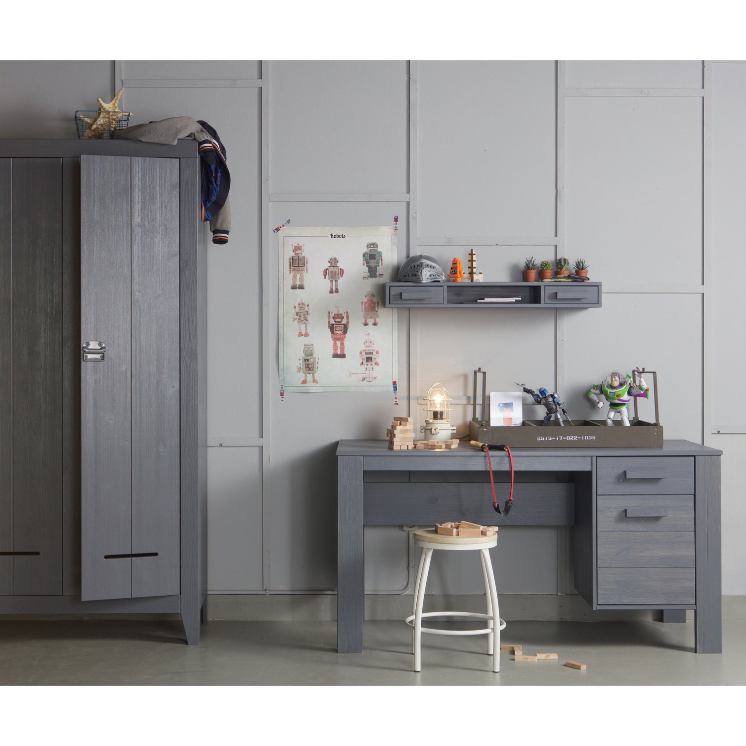 Bureau Dennis - Steel Grey - Afbeelding 10