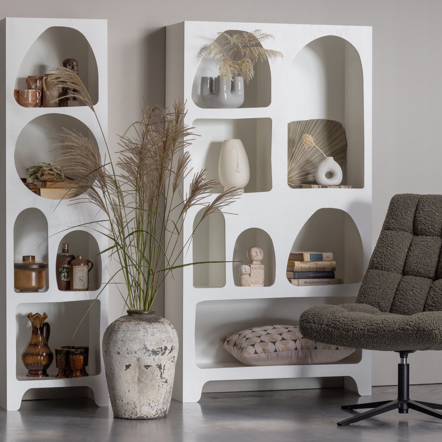 Draaibare Fauteuil JOB Teddy - Groen - Afbeelding 10