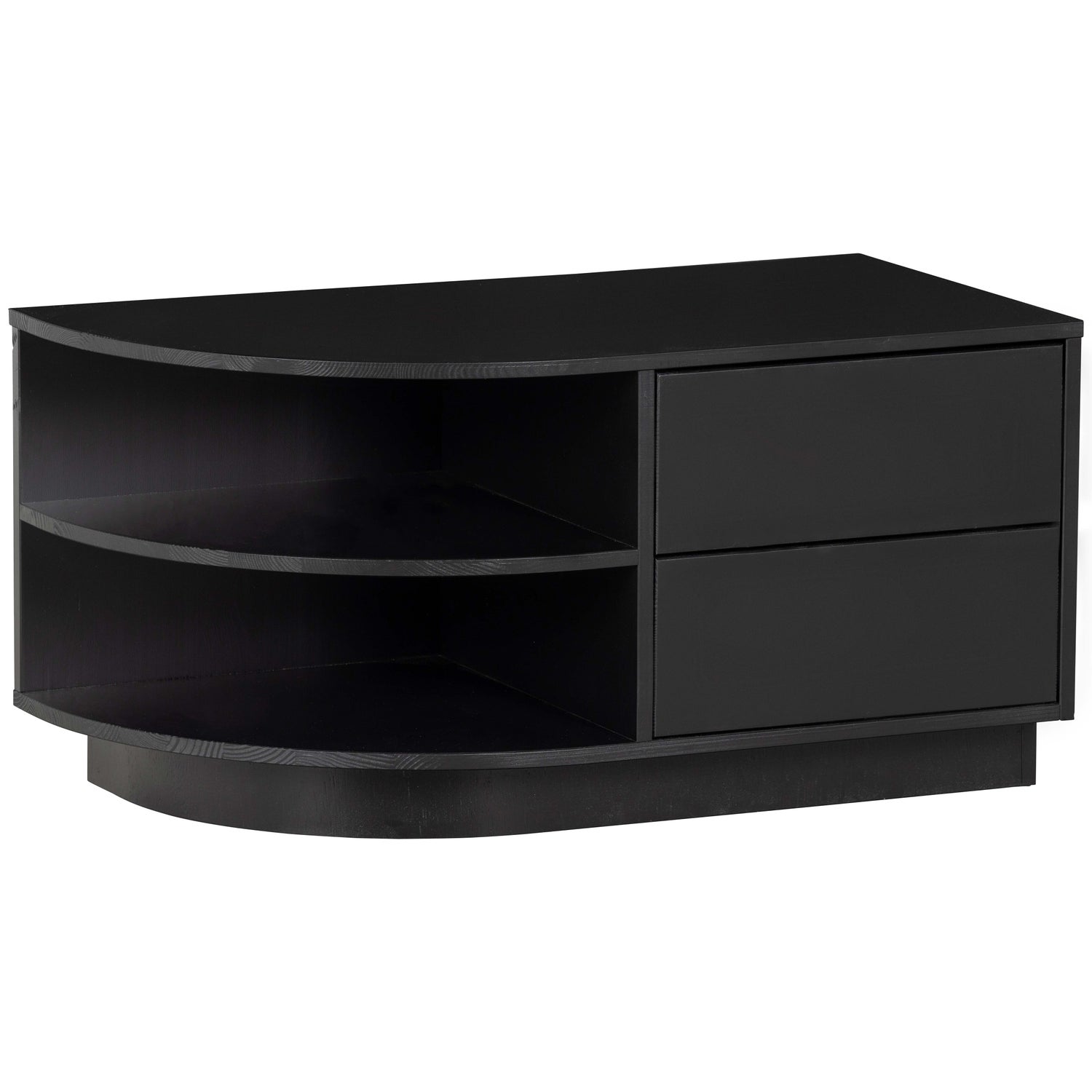 TV-meubel Finca Links, Mat zwart, 78cm - Afbeelding 14