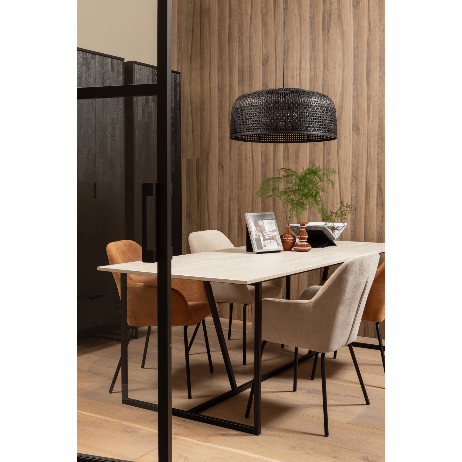 Eettafel Silas Essen 220 x 90cm kleur Dust - Afbeelding 9