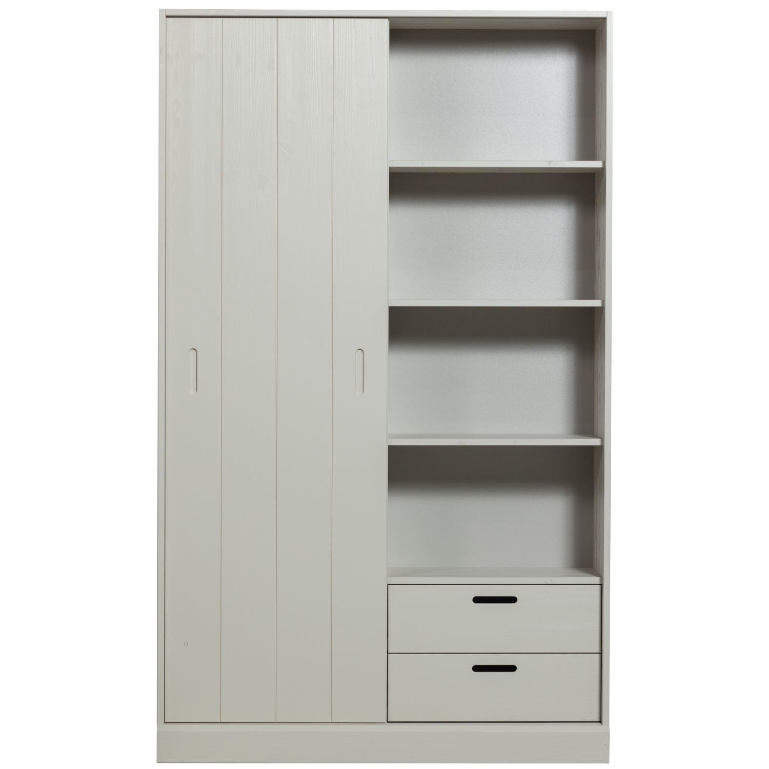 Opbergkast Mila Grenenhout, kleur Dust - Afbeelding 10