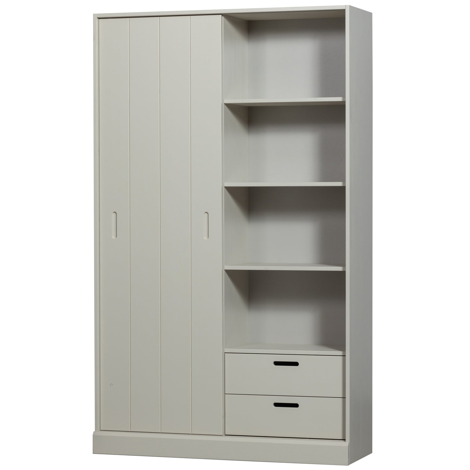 Opbergkast Mila Grenenhout, kleur Dust - Afbeelding 7