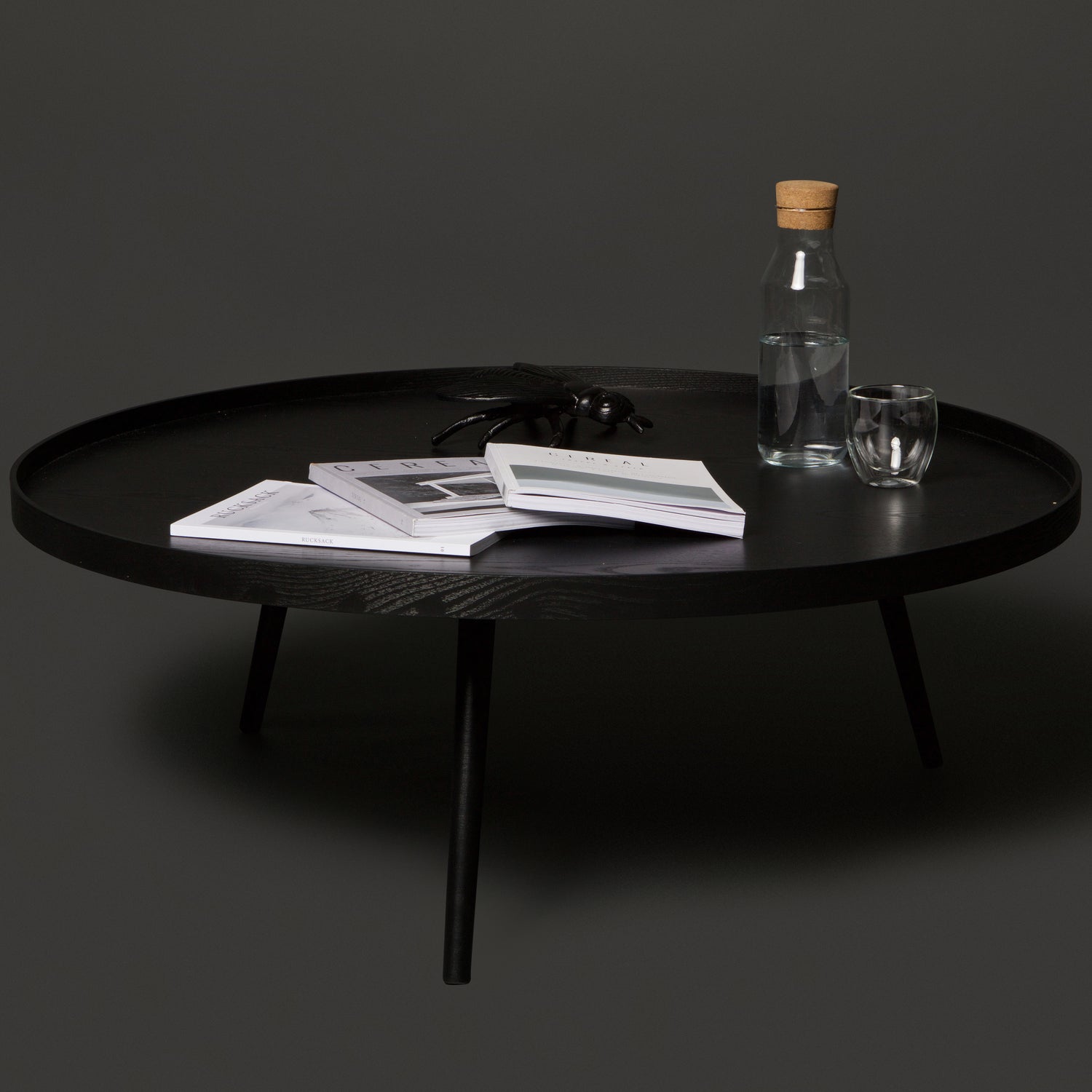 Salontafel Mesa XXL Hout 36x100cm - Zwart - Afbeelding 4