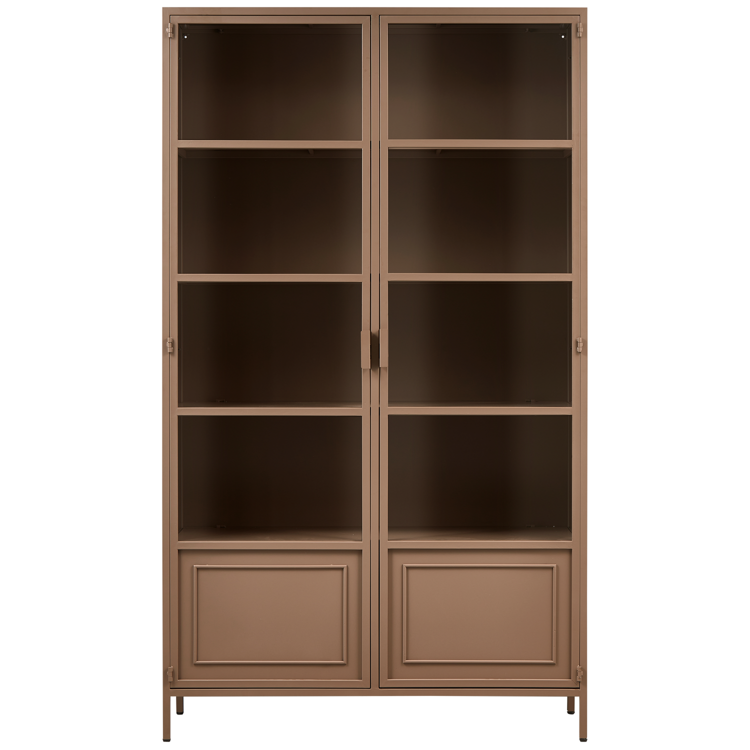 Vitrinekast Ronja 189 x 110cm - Bruin - Afbeelding 6