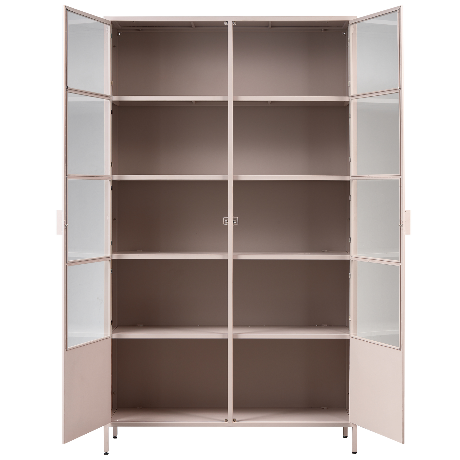 Vitrinekast Ronja 189 x 110cm - Roze - Afbeelding 8