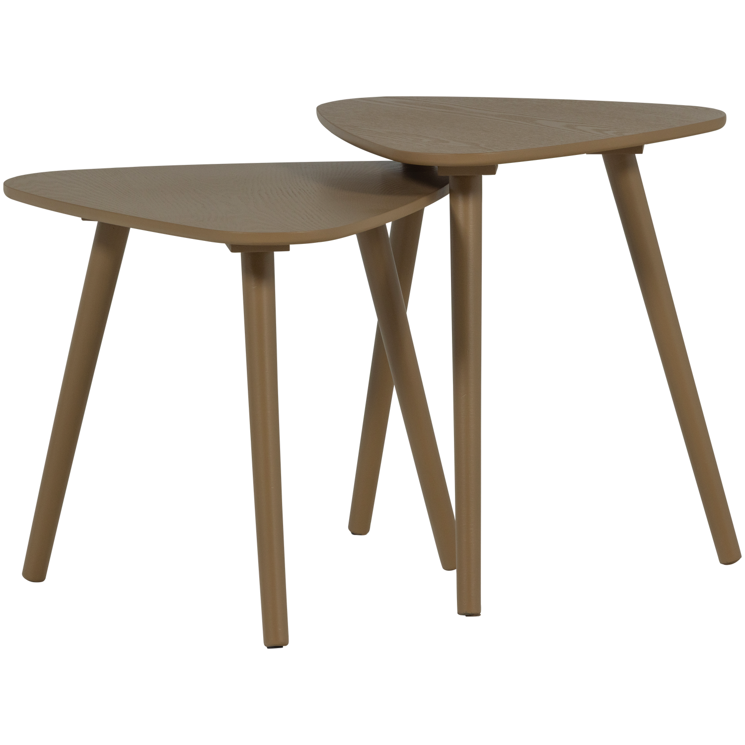 Organische Bijzettafel Nila Set van 2 stuks - Mud - Afbeelding 4