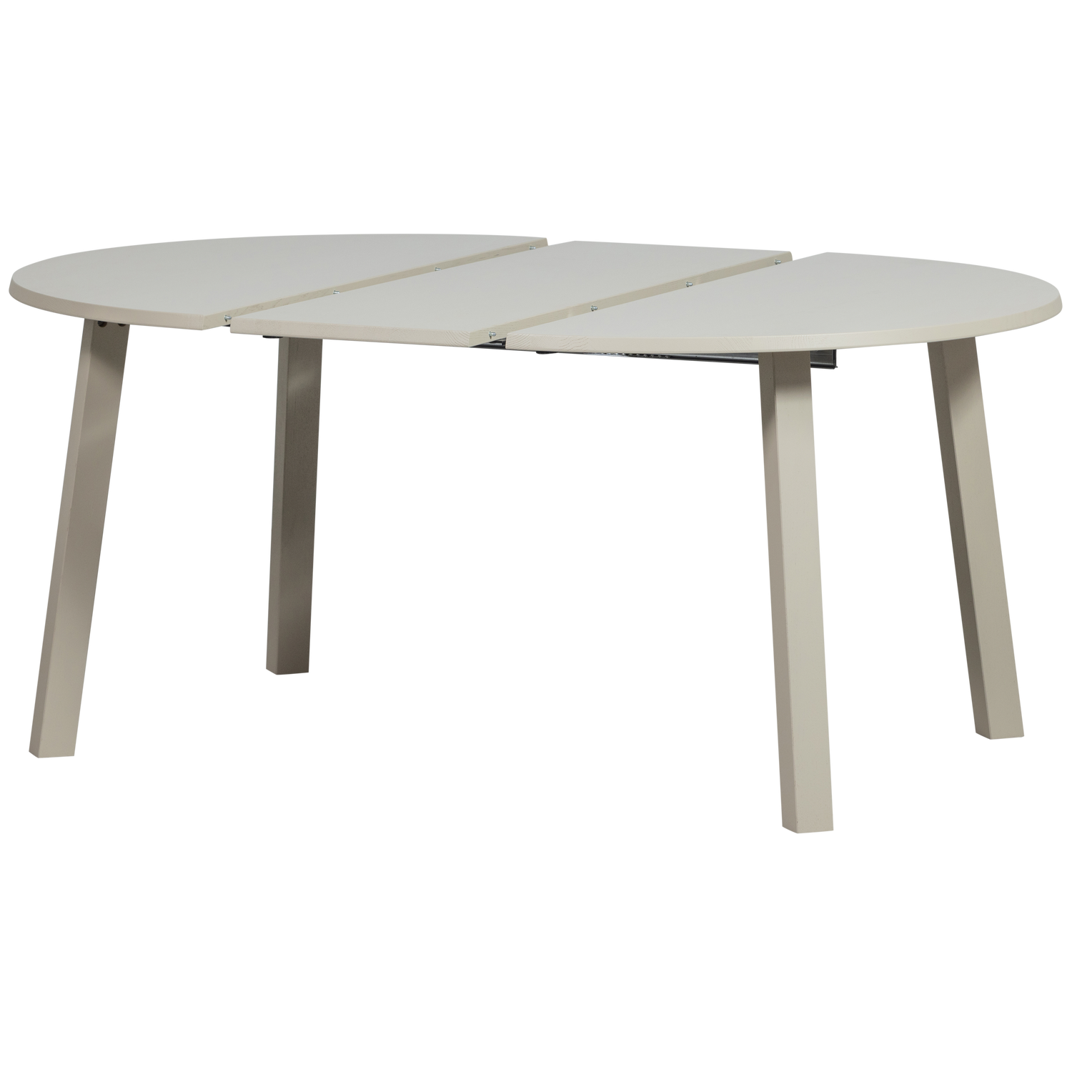 Uitschuifbare Eettafel Janne Eikenhout, 120cm, kleur Dakargrau - Afbeelding 5