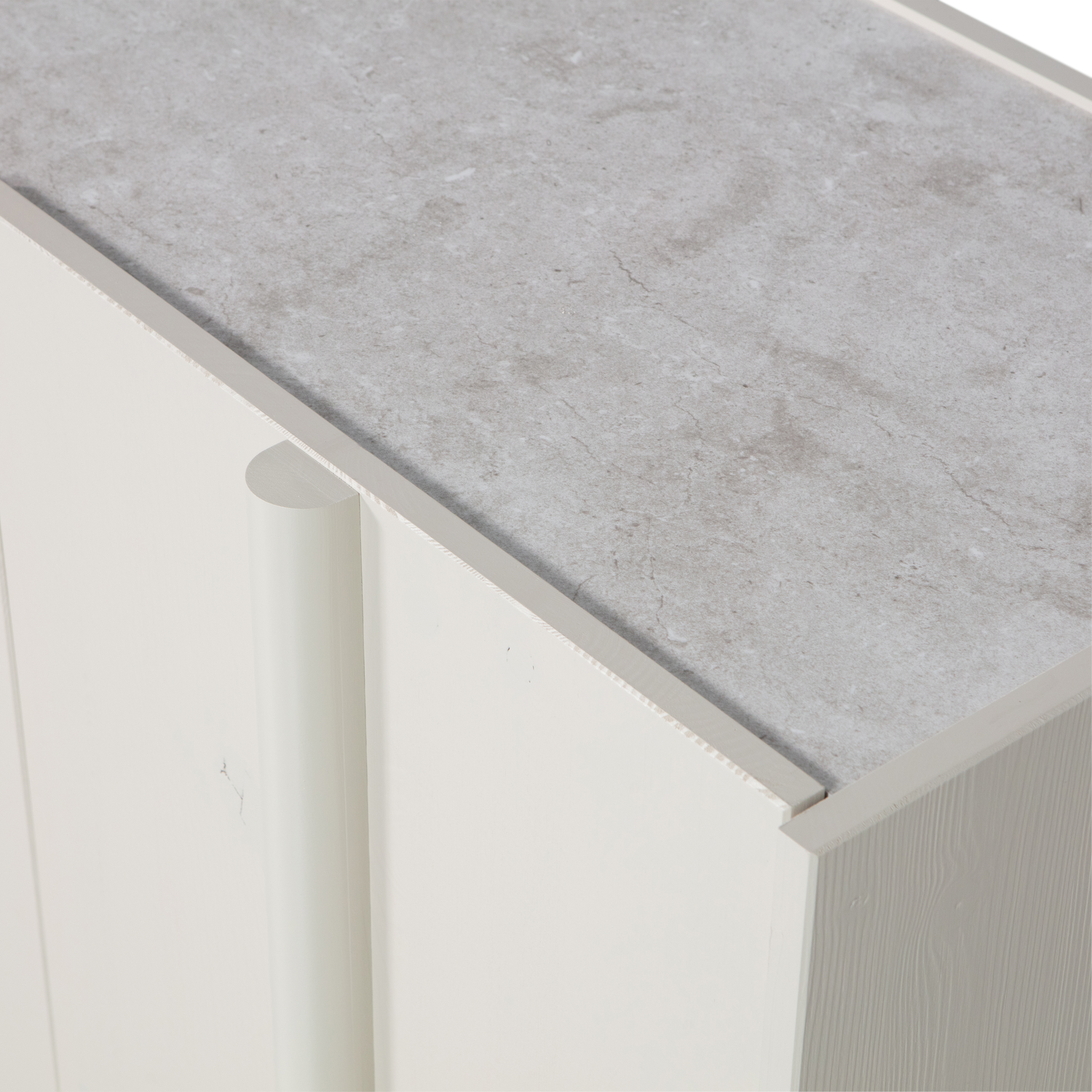 Topdecor voor dressoir Basu Plastic 197cm kleur Concrete Robuste - Afbeelding 4