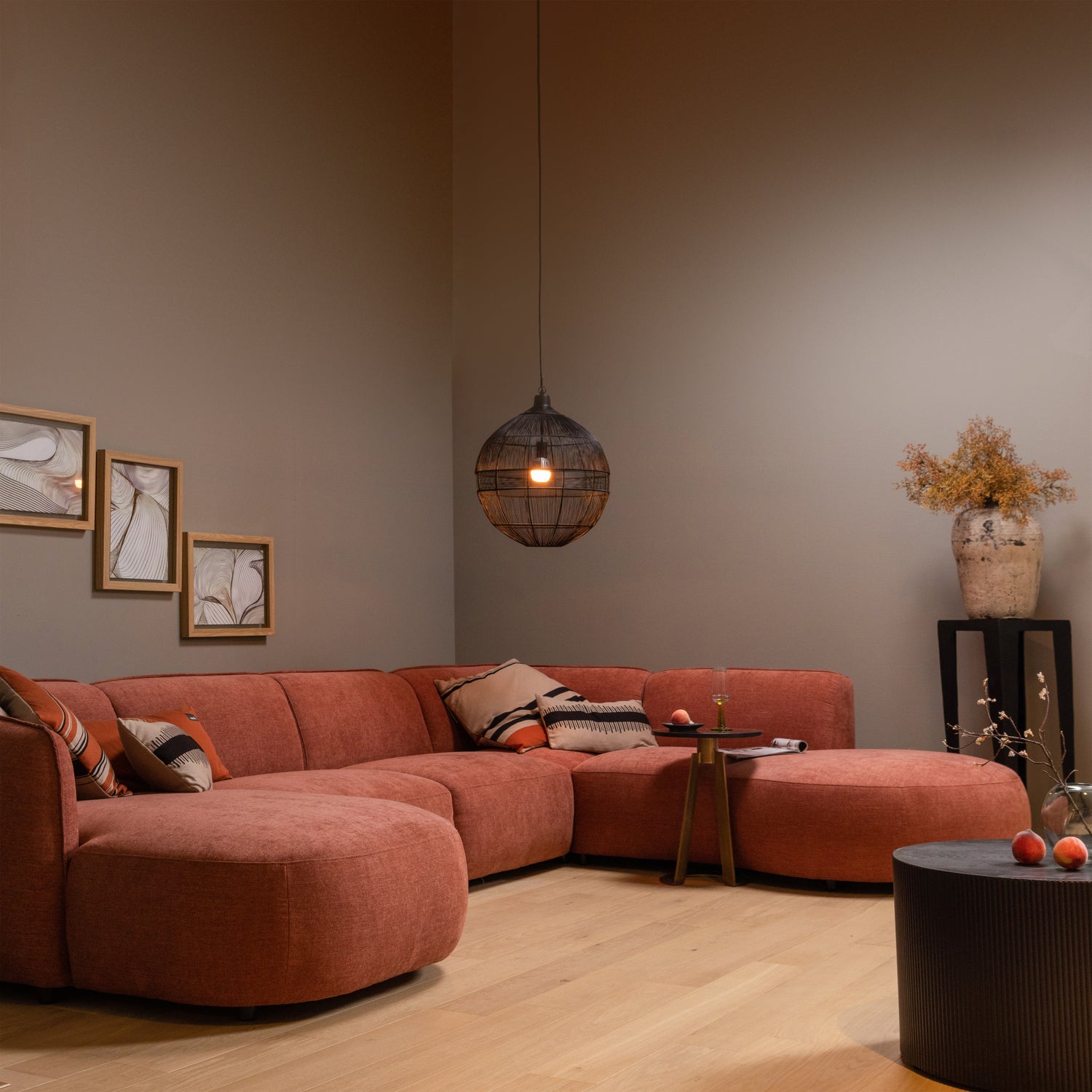 Polly bank u-vorm rechts roze - Afbeelding 9