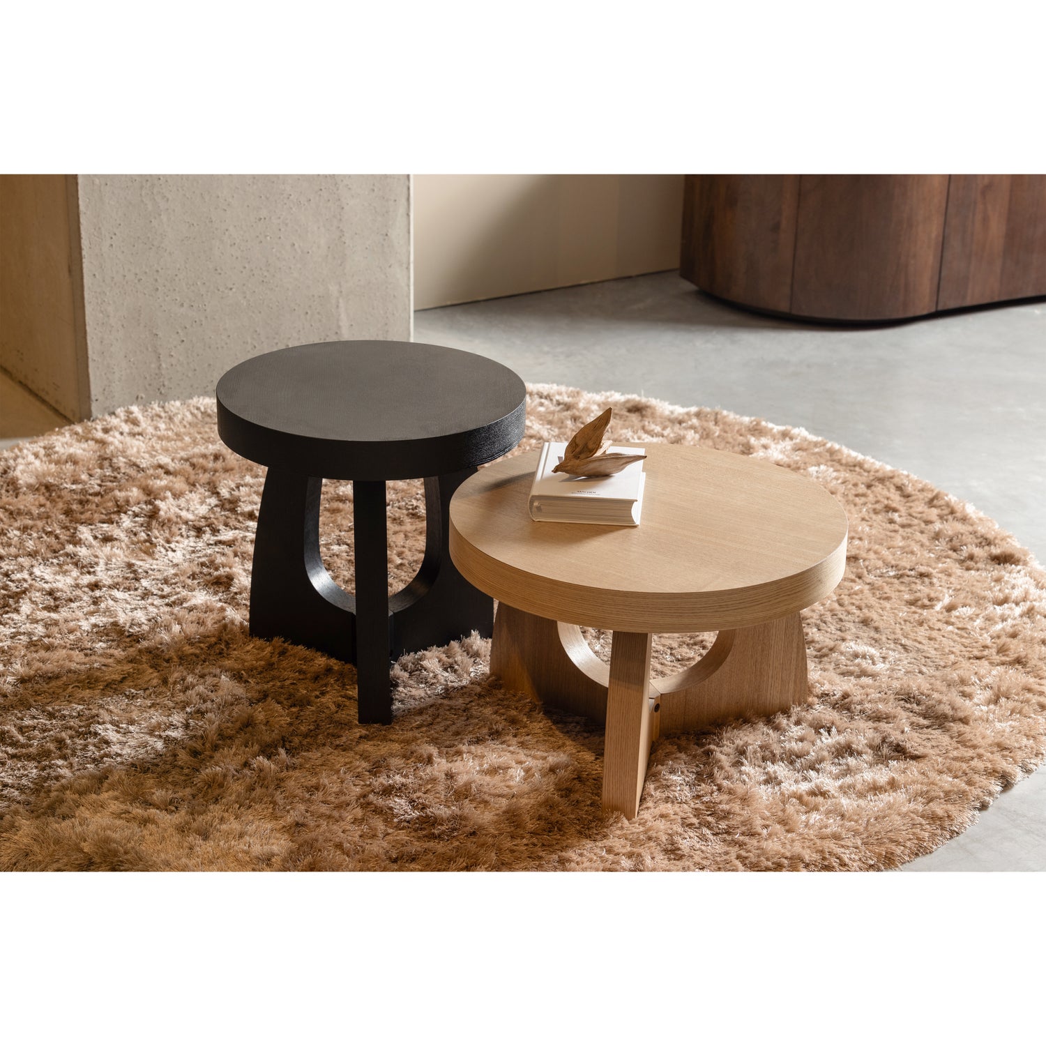 Ronde Bijzettafel Tala 55cm, kleur Naturel - Afbeelding 6