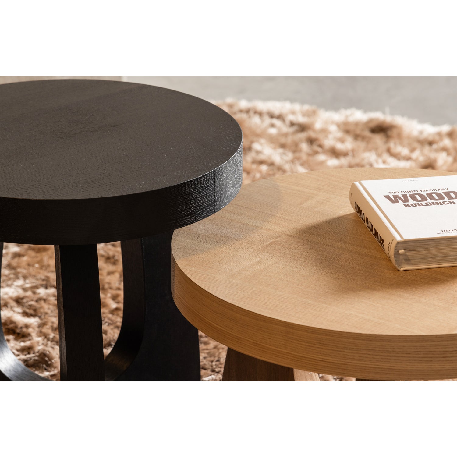 Ronde Bijzettafel Tala 55cm, kleur Naturel - Afbeelding 7