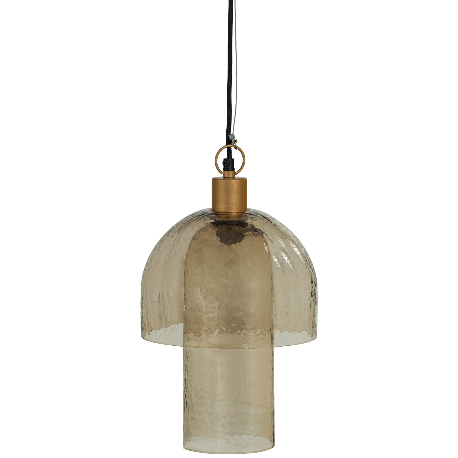 Hanglamp Gigi Gehamerd Glas, kleur Naturel