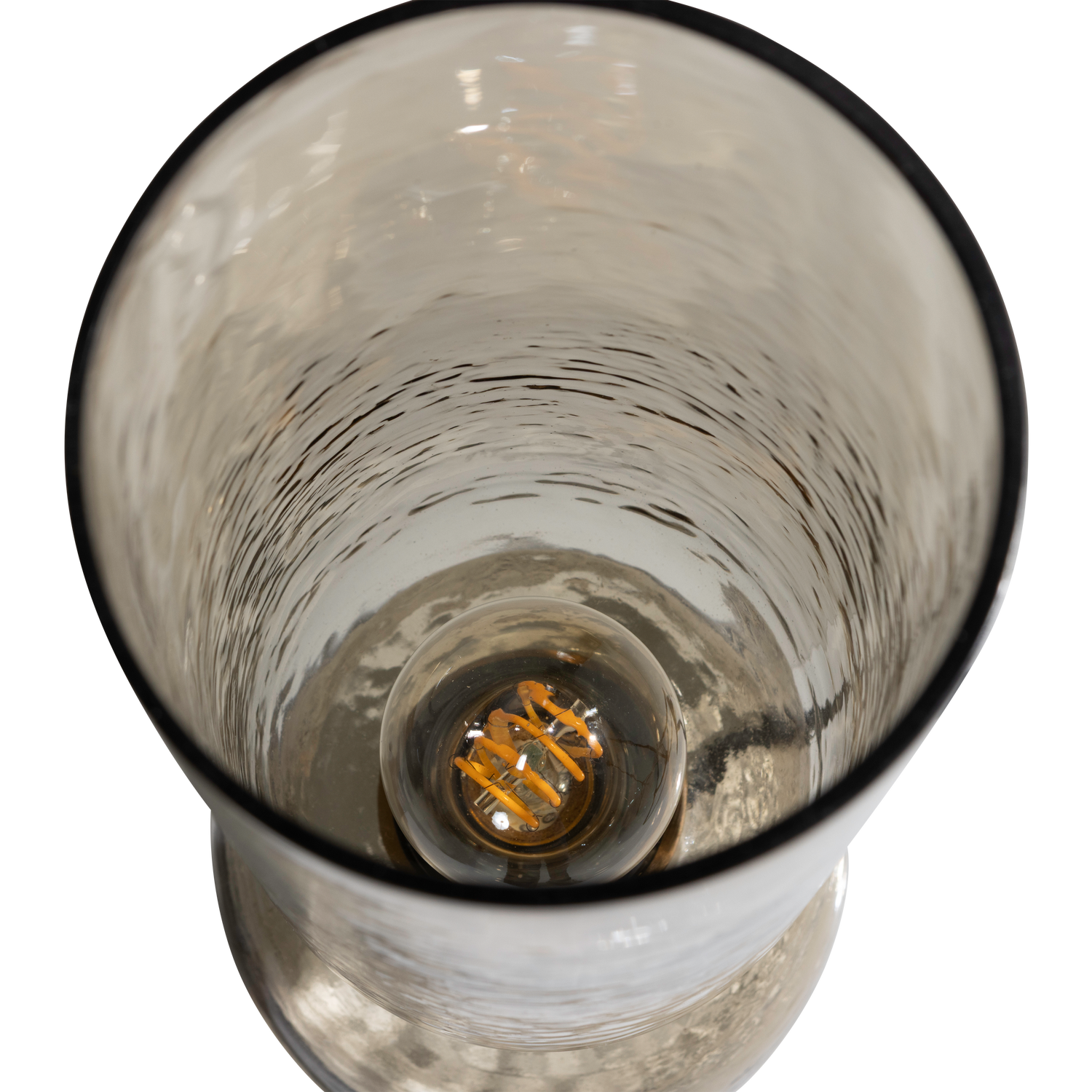 Tafellamp Gigi Gehamerd Glas 38 cm - Naturel - Afbeelding 5