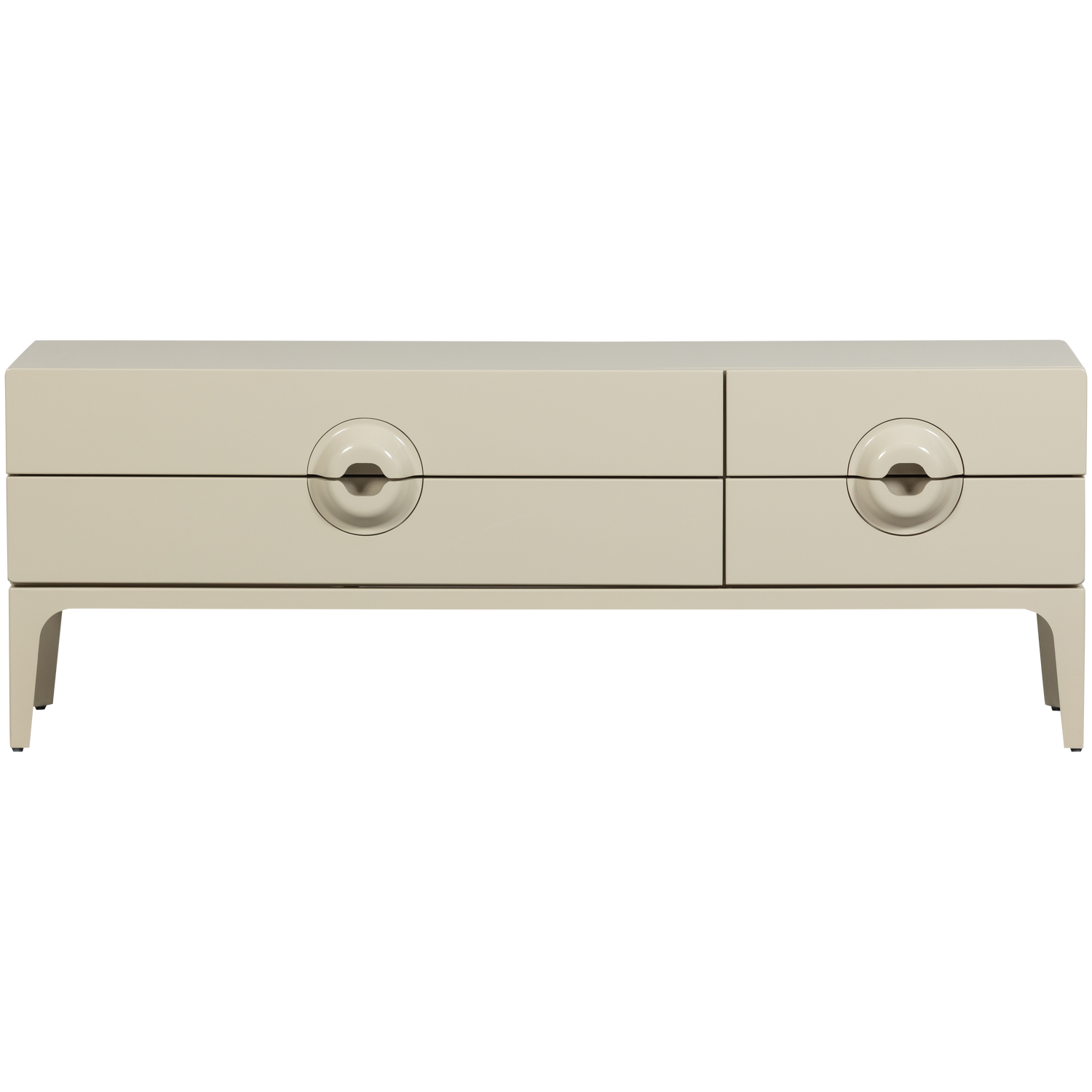 TV Meubel Merge Eucalyptushout 160 cm - Dust - Afbeelding 3