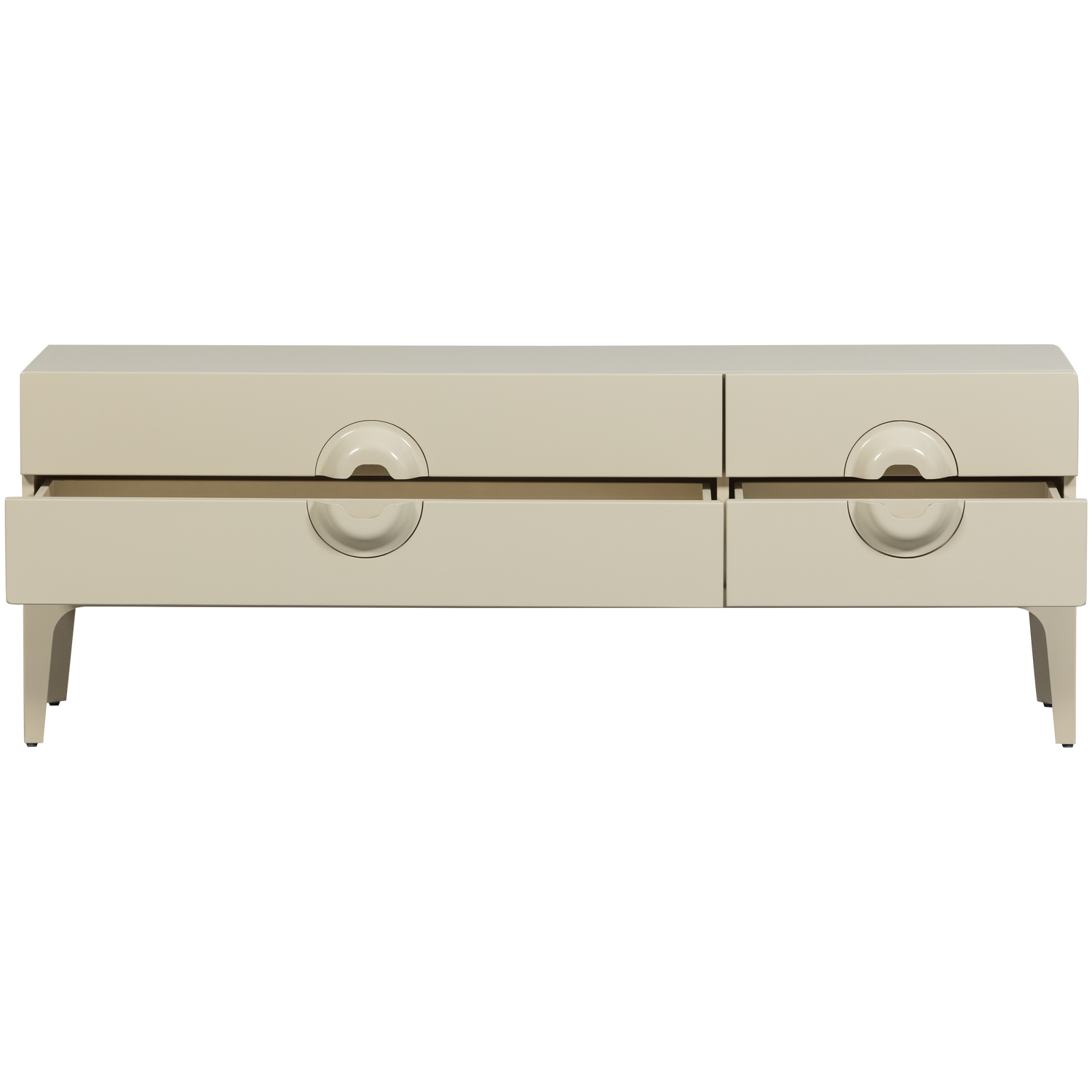 TV Meubel Merge Eucalyptushout 160 cm - Dust - Afbeelding 4