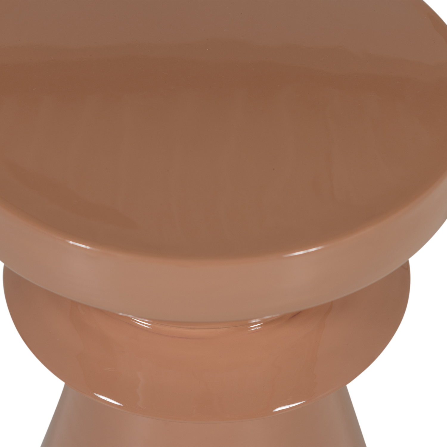 Ronde Bijzettafel Fedde 30cm, kleur Oud Roze - Afbeelding 4