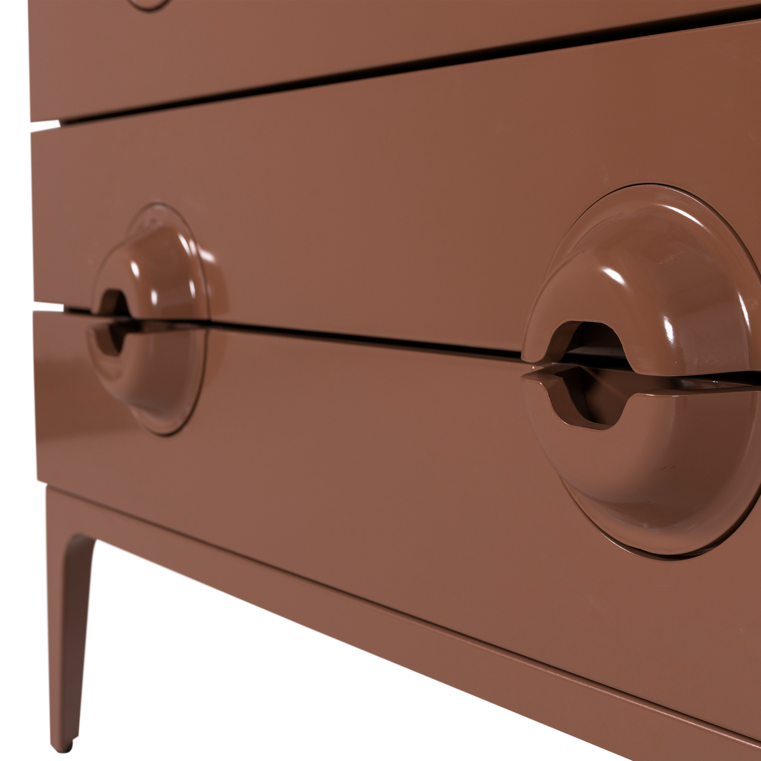 Ladekast Merge Met 4 lades, kleur Oudroze - Afbeelding 7