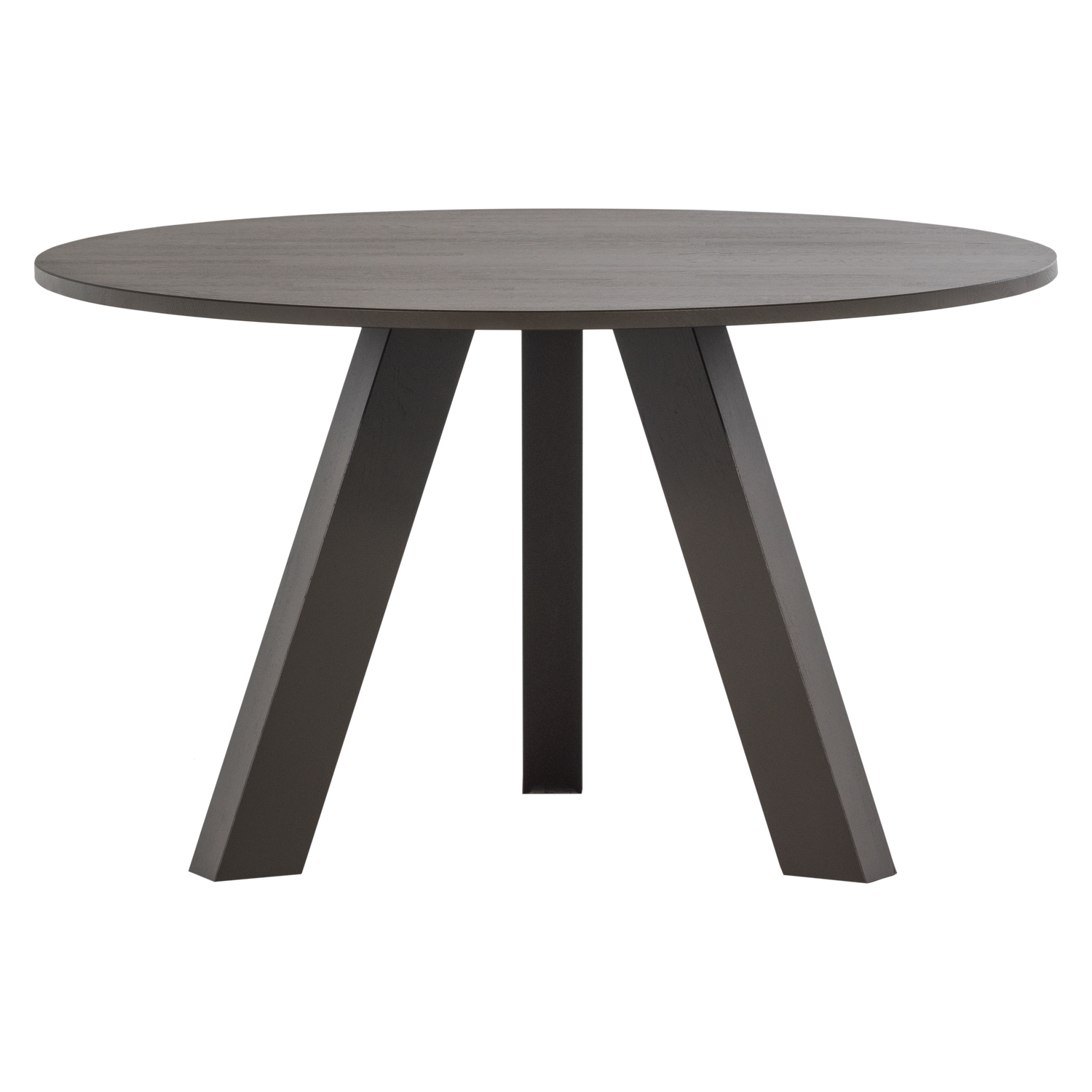 Ronde Eettafel Rhonda Eikenhout - 129 cm - Bruin - Afbeelding 7