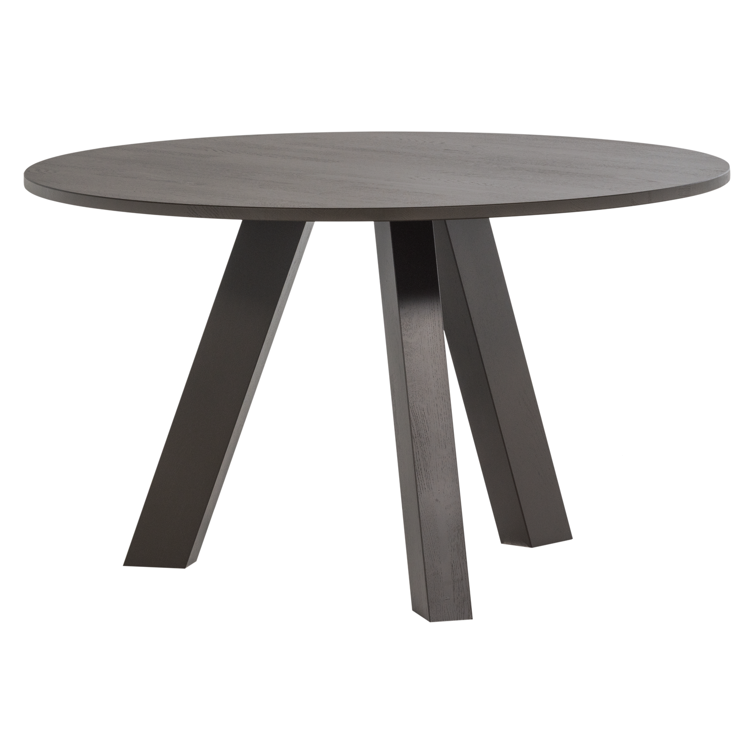 Ronde Eettafel Rhonda Eikenhout - 129 cm - Bruin - Afbeelding 4