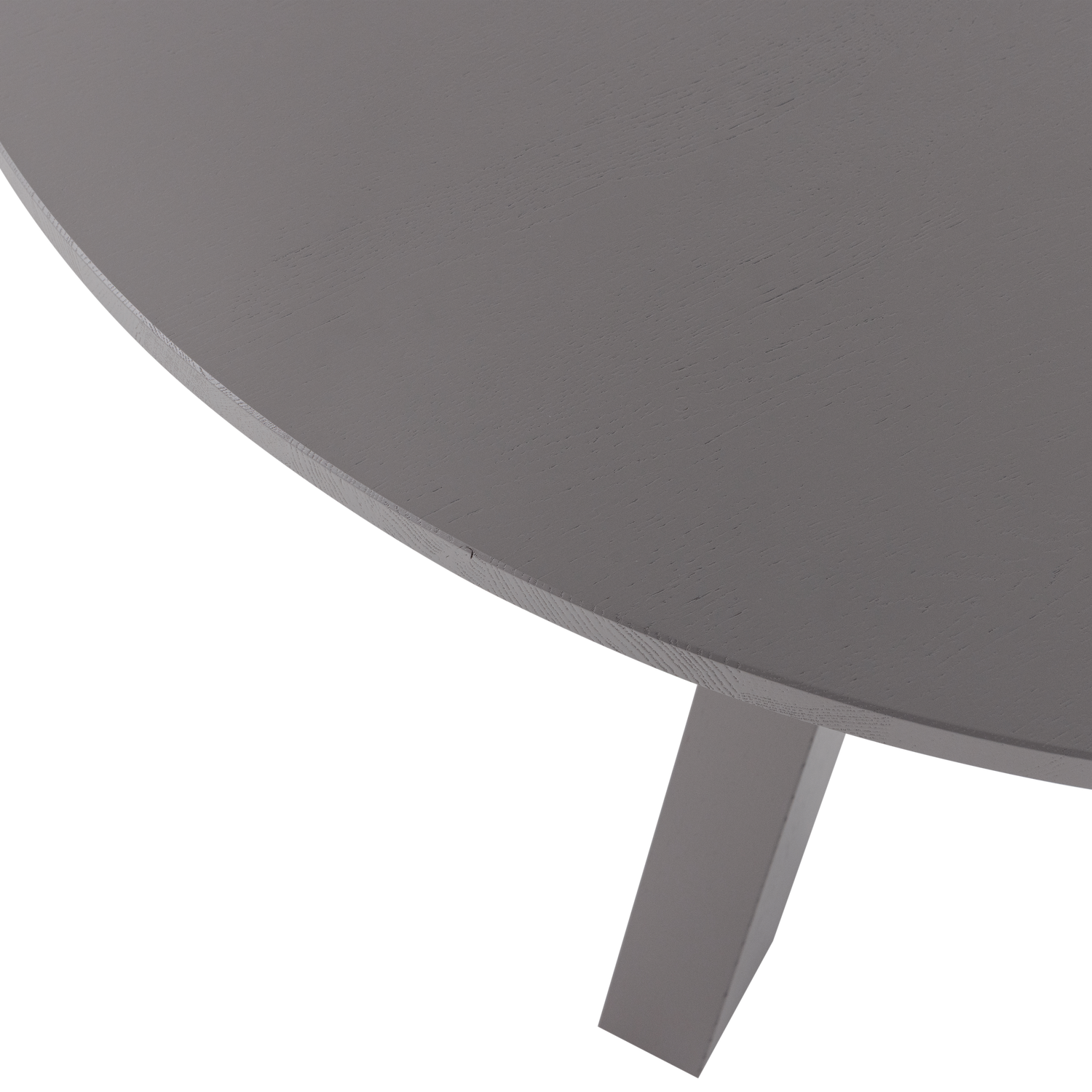Ronde Eettafel Rhonda Eikenhout - 129 cm - Warmgrijs - Afbeelding 8