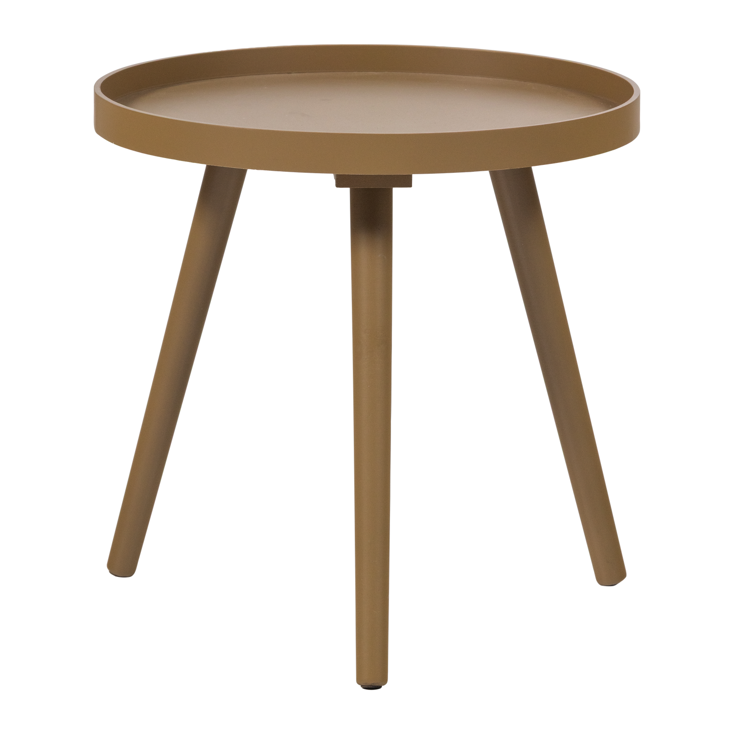 Ronde Bijzettafel Sasha 41cm - Honinggeel