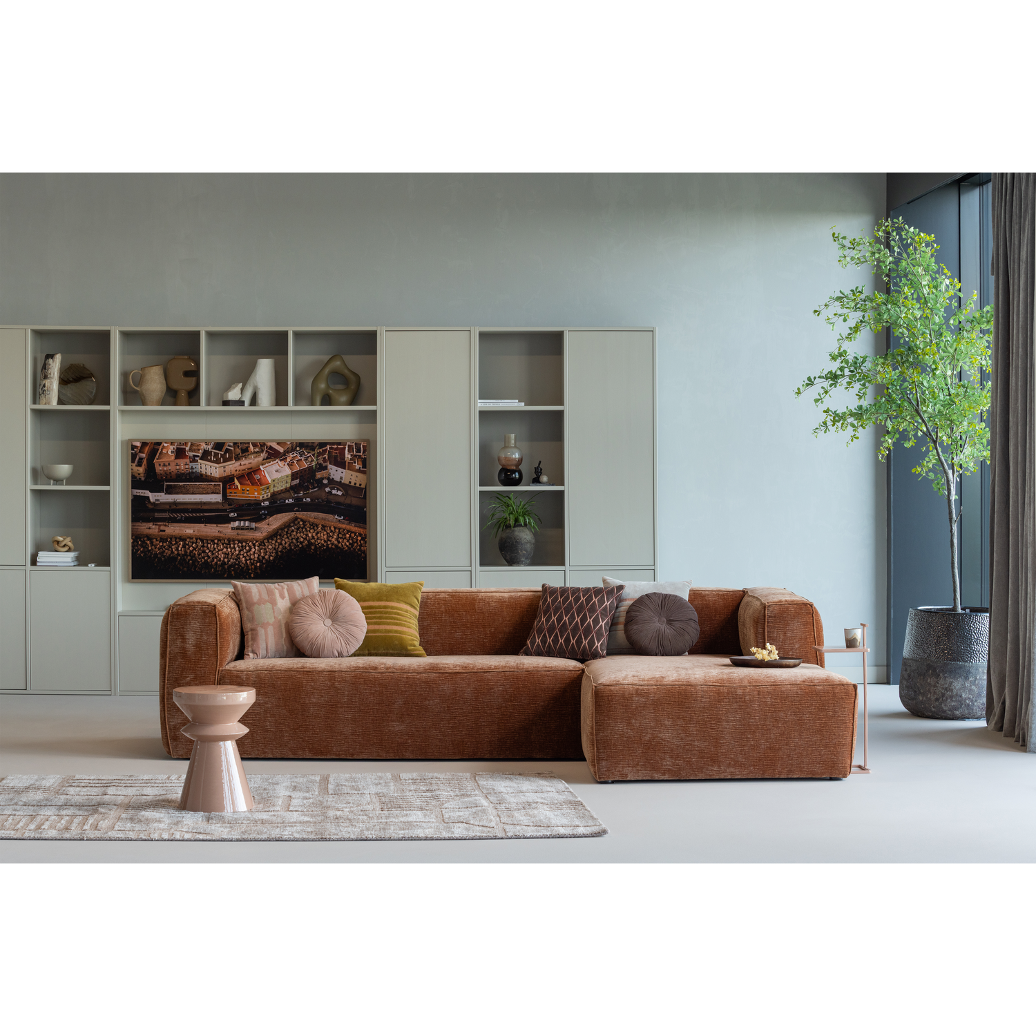 Opbergkast Meggy 215 x 55, kleur Dust - Afbeelding 2