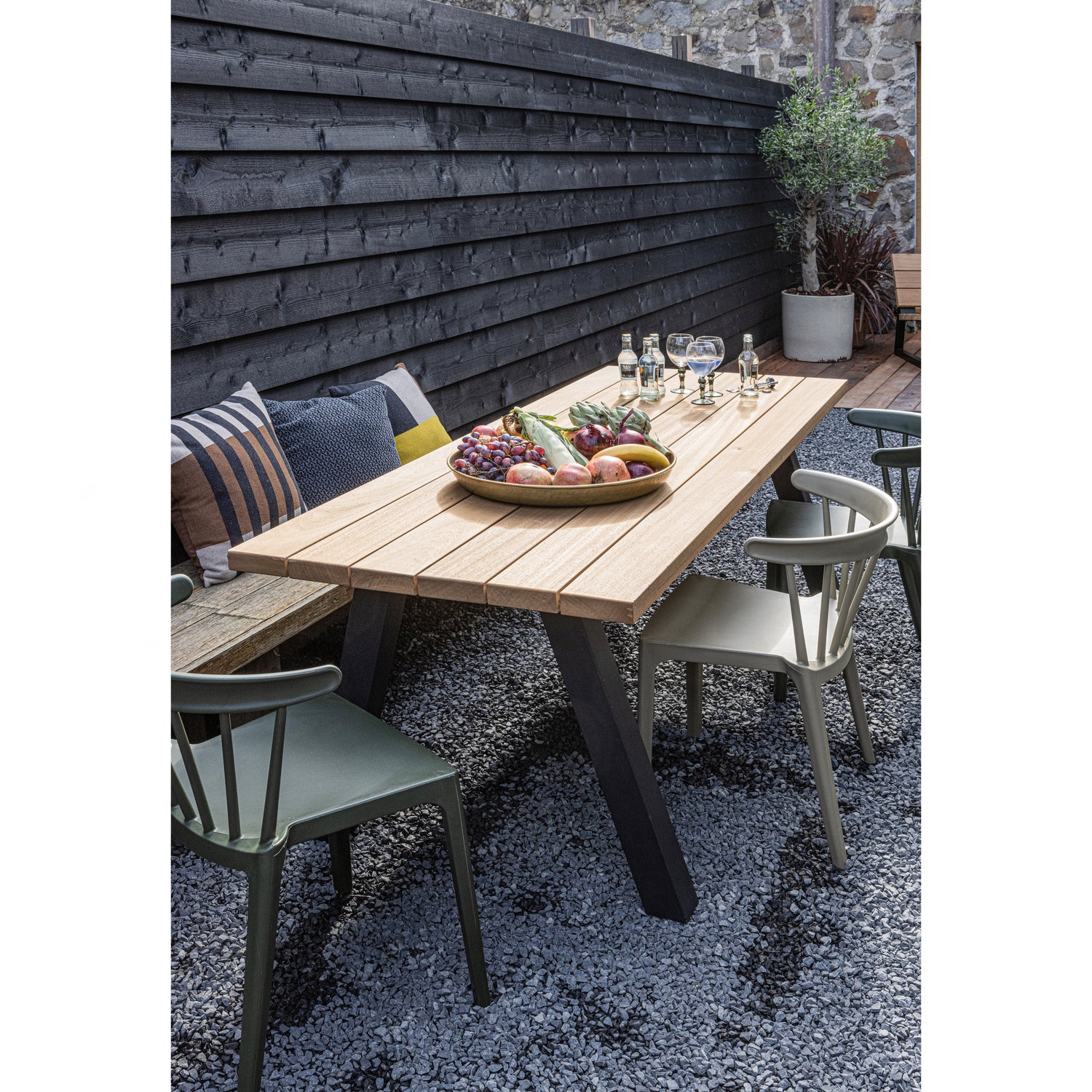 Tuin Eettafel Tablo kleur Naturel - Afbeelding 3