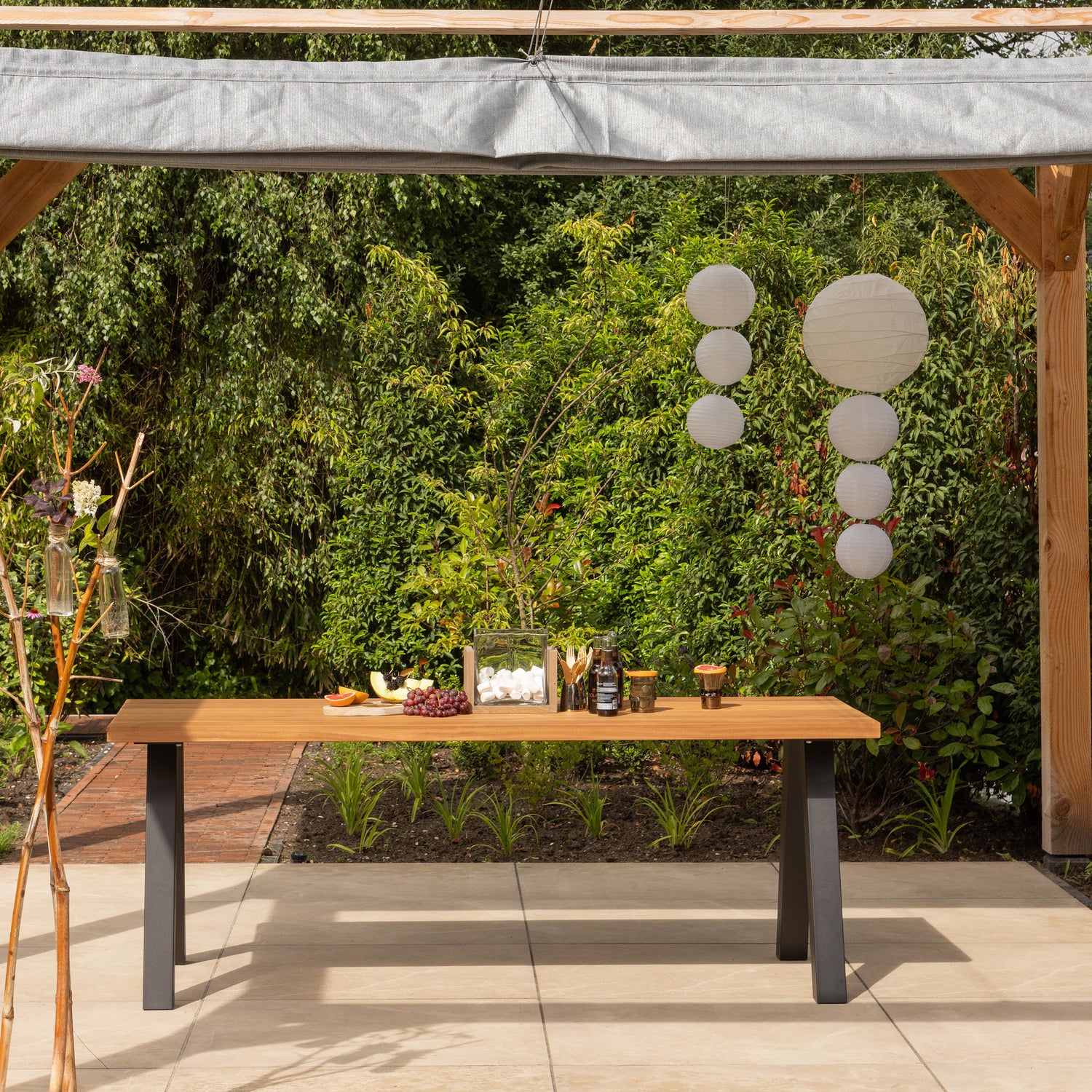 Tuin Eettafel Tablo kleur Naturel - Afbeelding 2