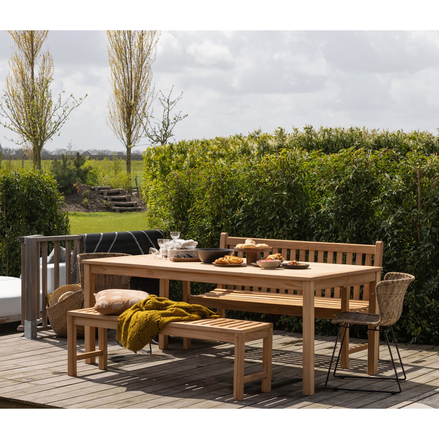 Tuinstoel Wings Rotan - Naturel - Afbeelding 7