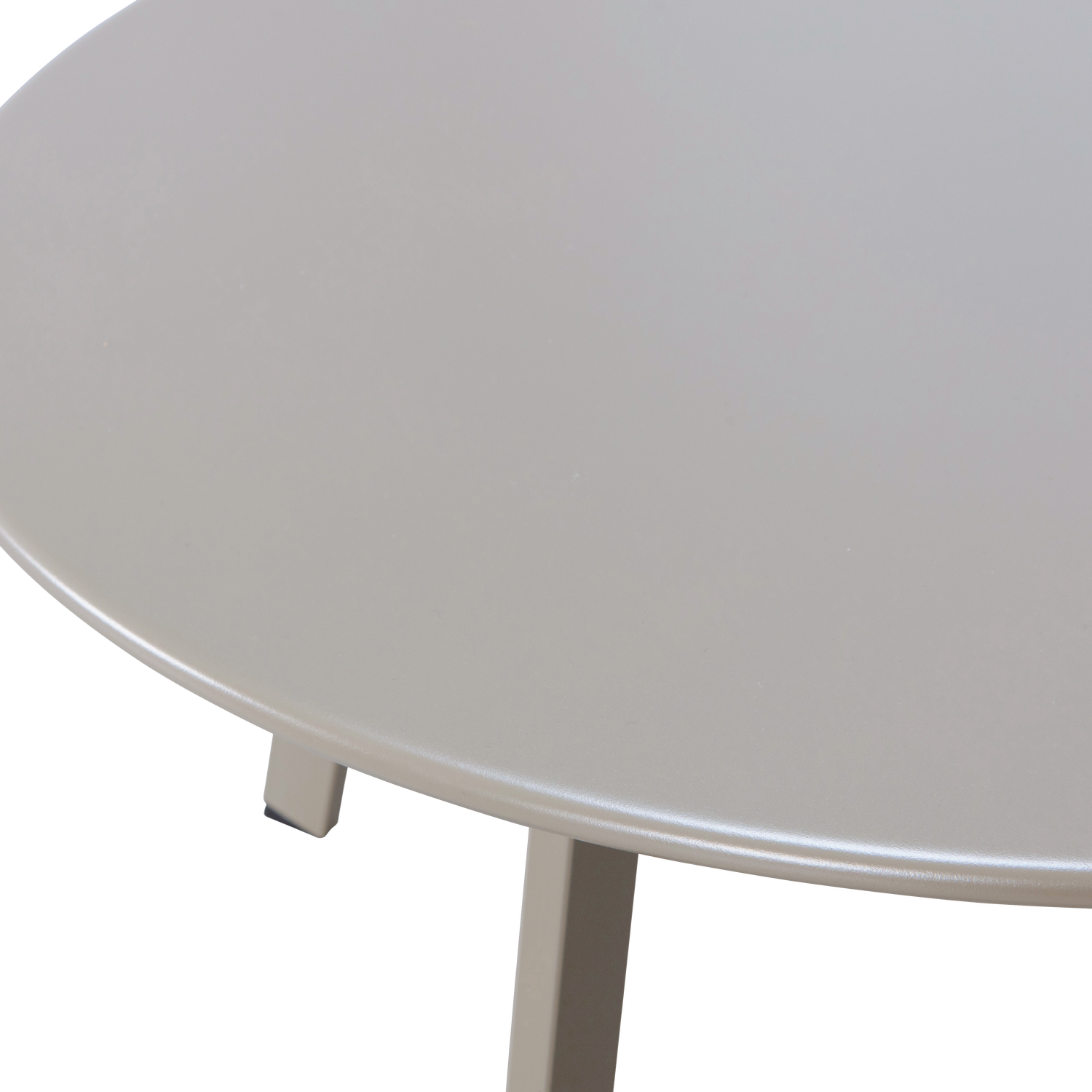 Tuin Bijzettafel Fer Ø70cm - Zand - Afbeelding 4
